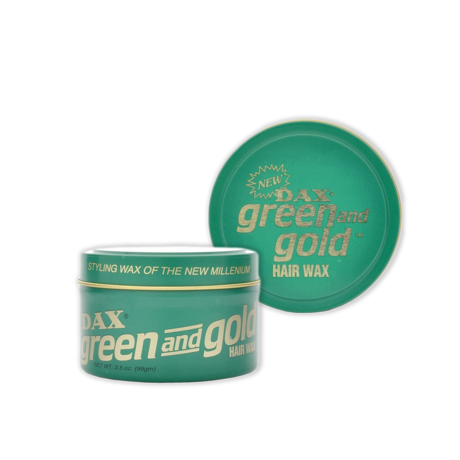 DAX Hair Wax Green & Gold 99g