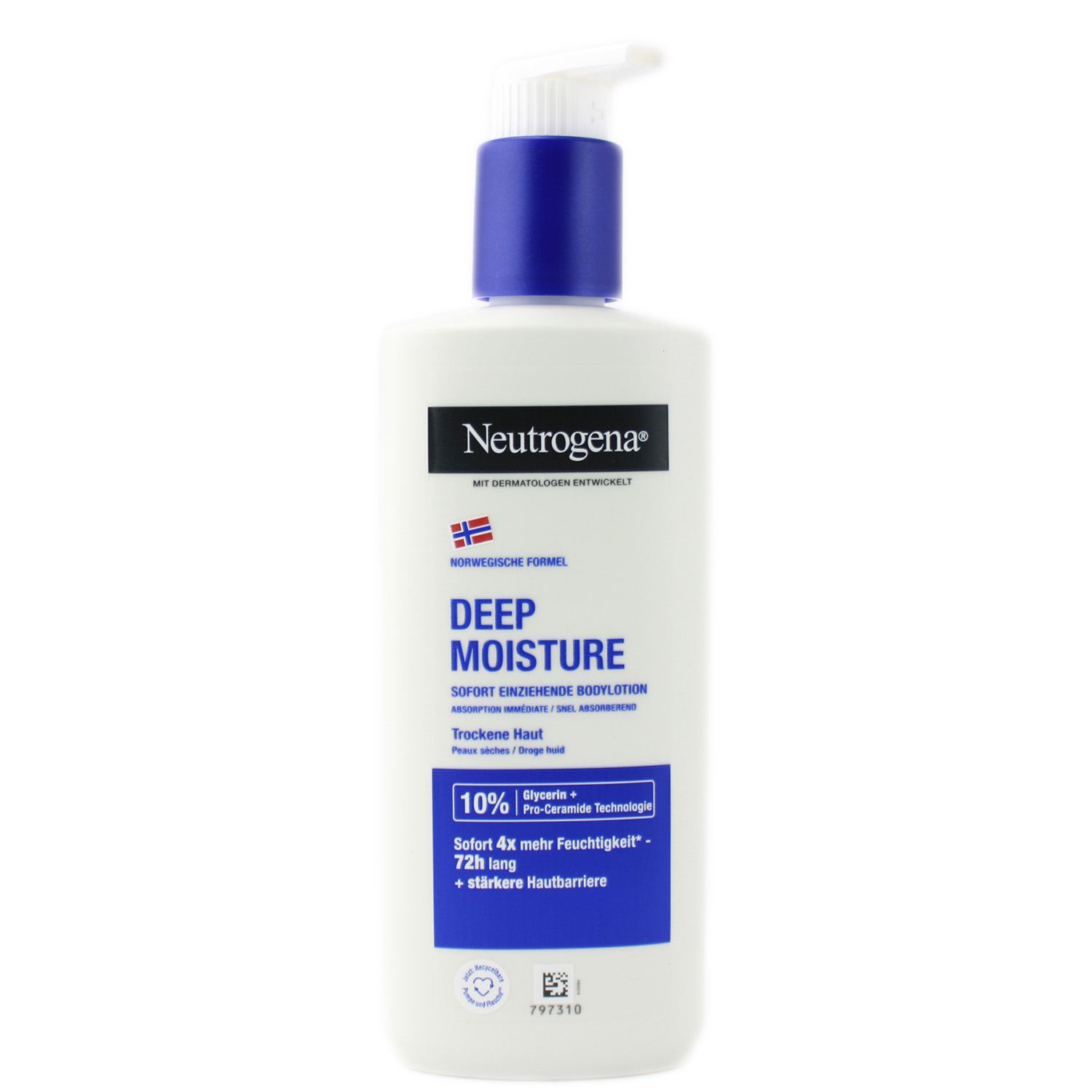 Neutrogena Deep Moisture Sofort einziehende Bodylotion 250ml