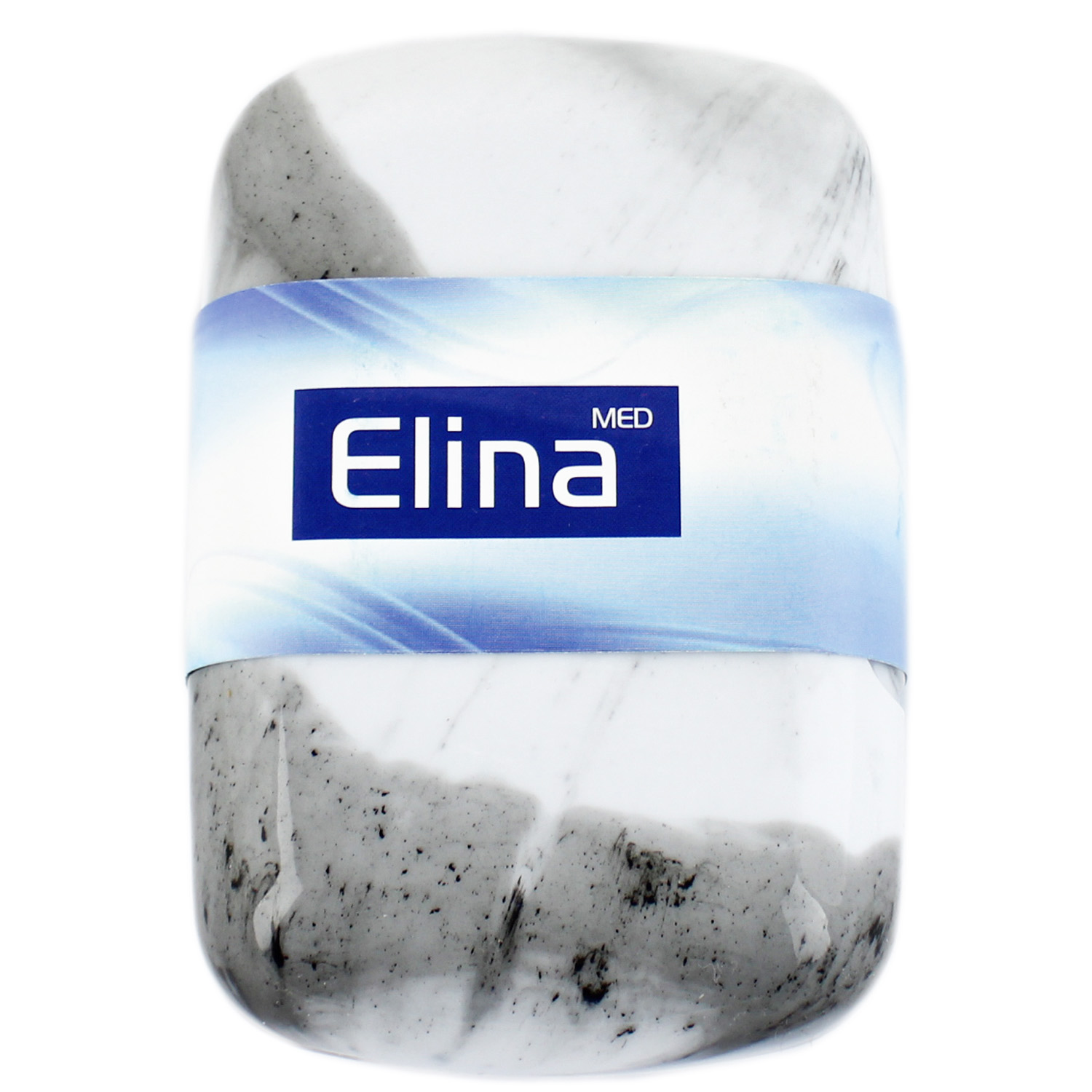 Elina med Seifendose "Marmor" in Grau