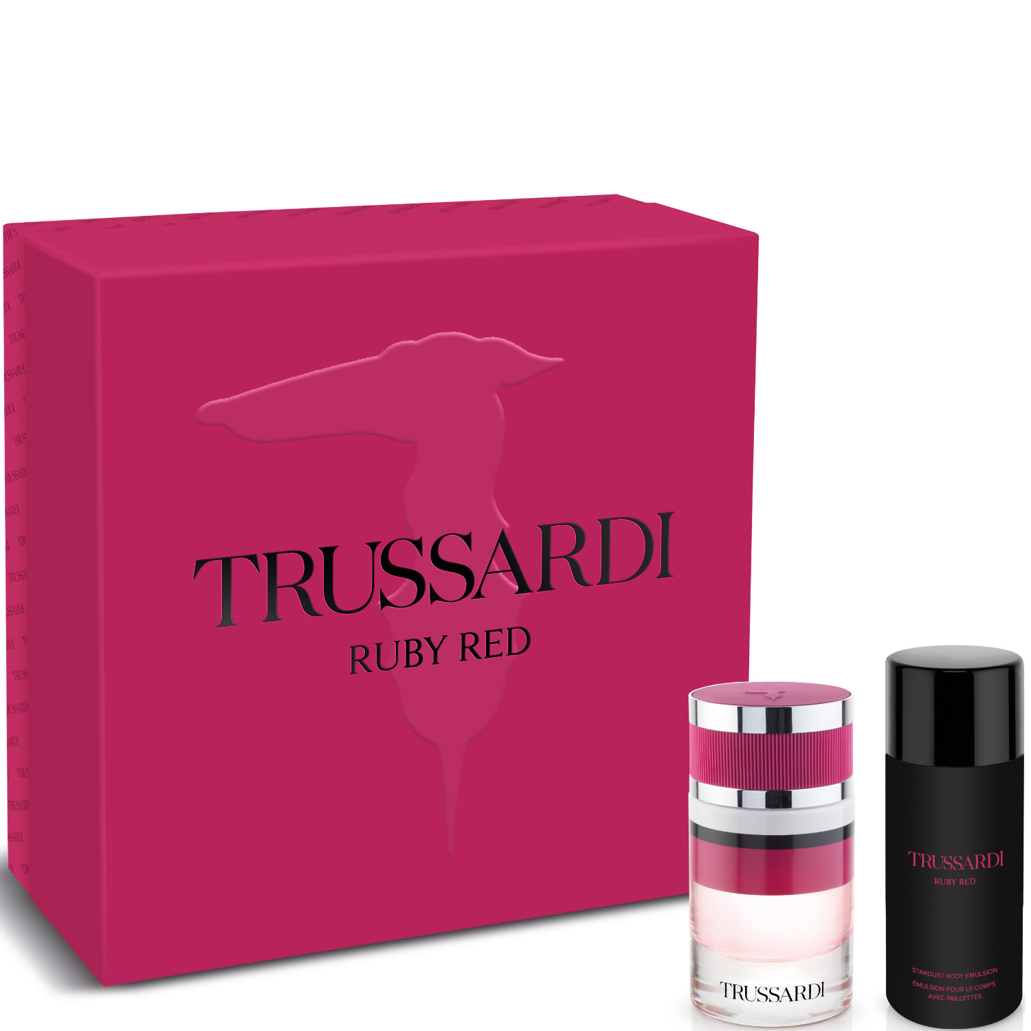 Trussardi Ruby Red Set Eau de Parfum 60ml & Stardust Body Emulsion 125ml