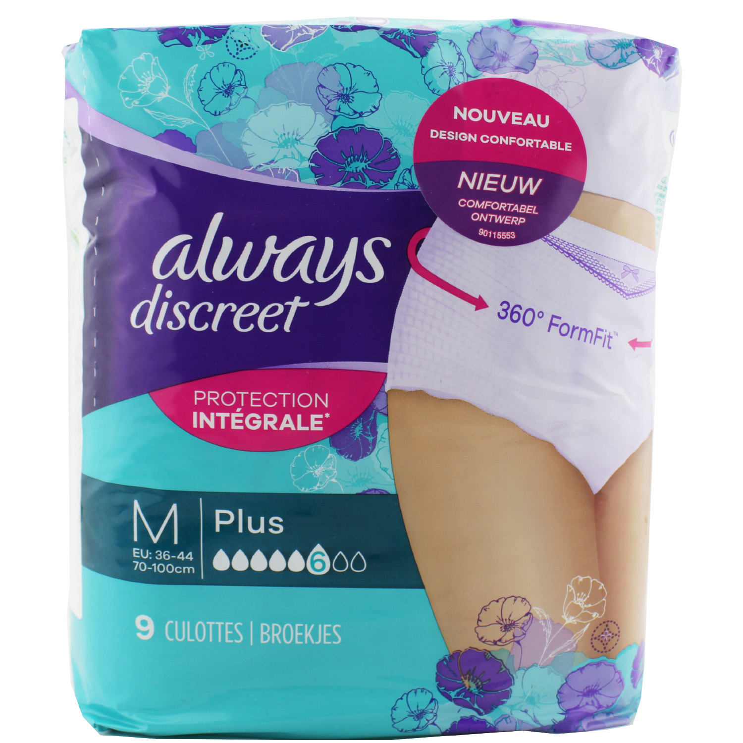 Always Discreet Pants Plus Größe M 9er-Pack