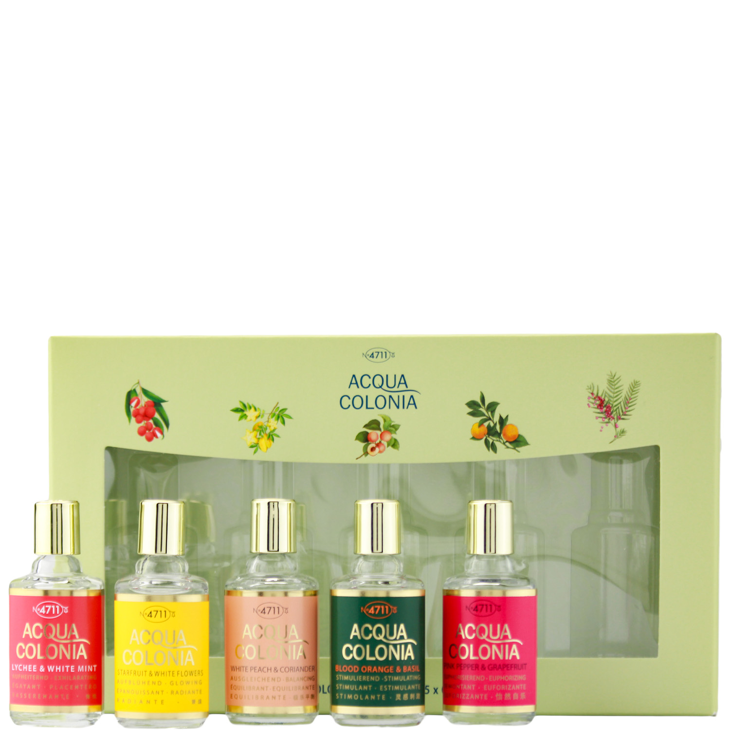 4711 Acqua Colonia Eau de Cologne Miniatur Set 5-teilig