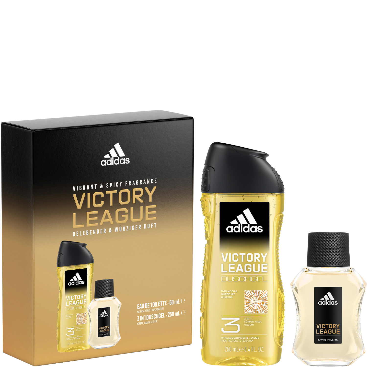 Adidas Victory League Set Eau de Toilette 50ml & 3in1 Shower Gel 250ml