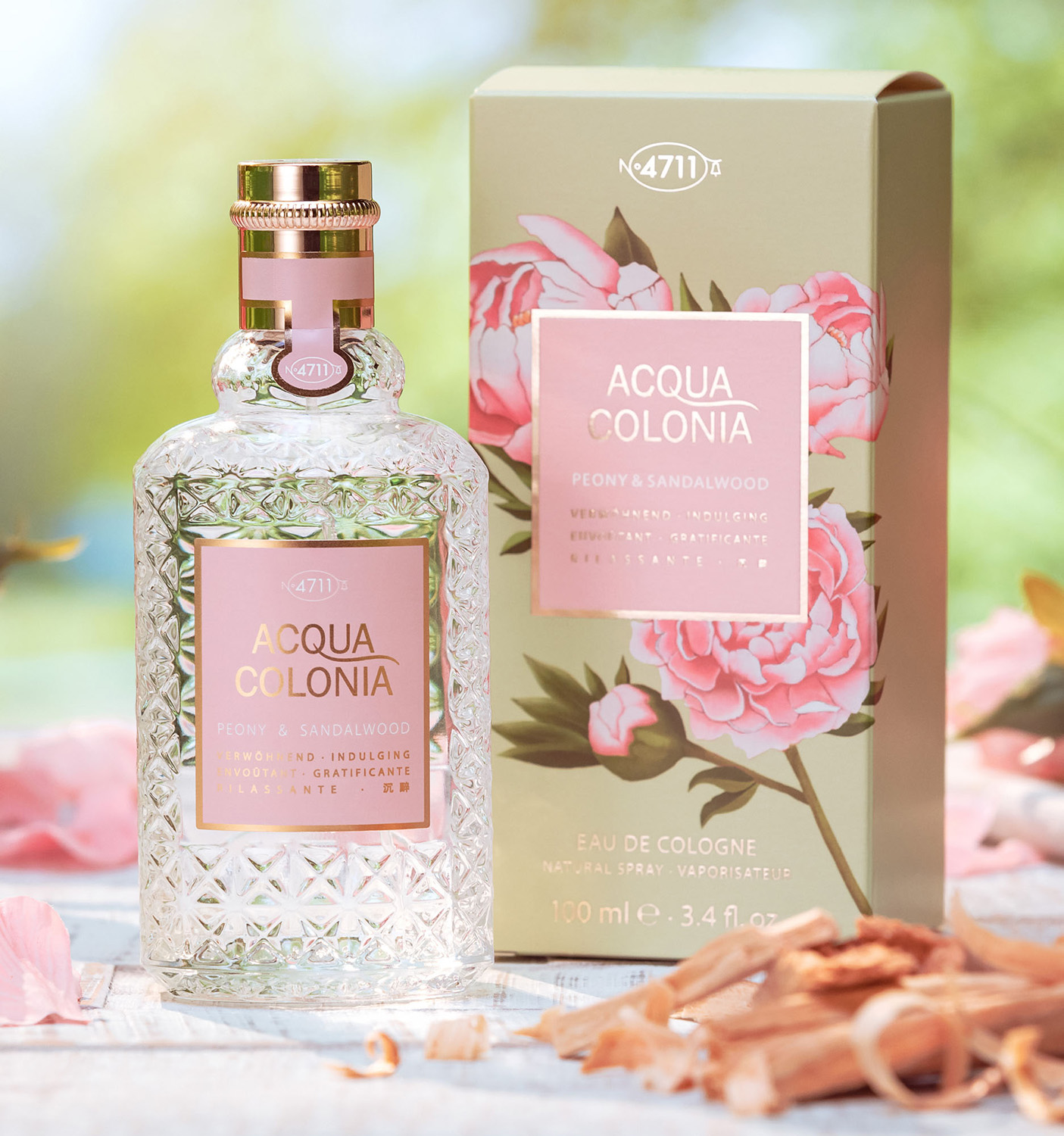 4711 Acqua Colonia Peony & Sandalwood Eau de Cologne 100ml