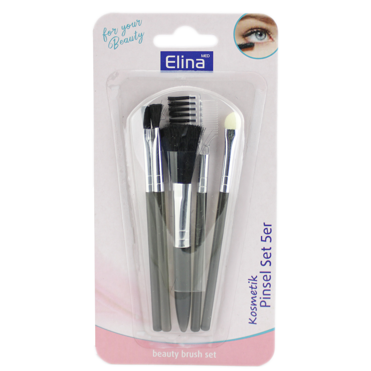 Elina med Kosmetik Pinsel Set 5-teilig