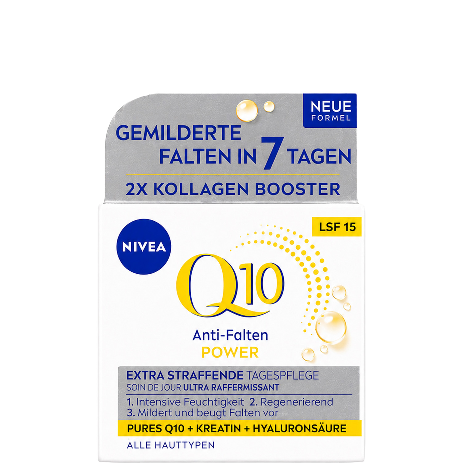 Nivea Q10 Anti-Falten Power Extra Straffende Tagespflege mit LSF15 50ml