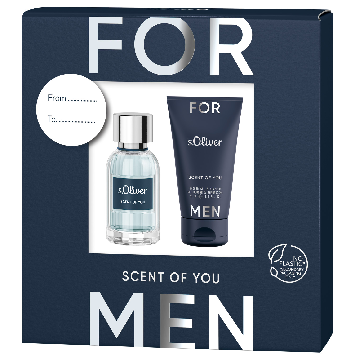 S.Oliver Scent of You Men Set Eau de Toilette 30ml & Shower Gel 75ml