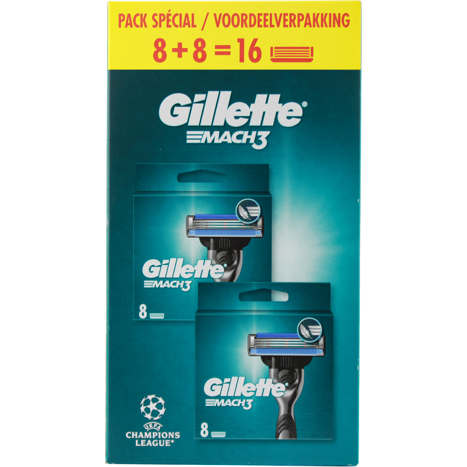 Gillette Mach3 Ersatzklingen 2x8er-Pack