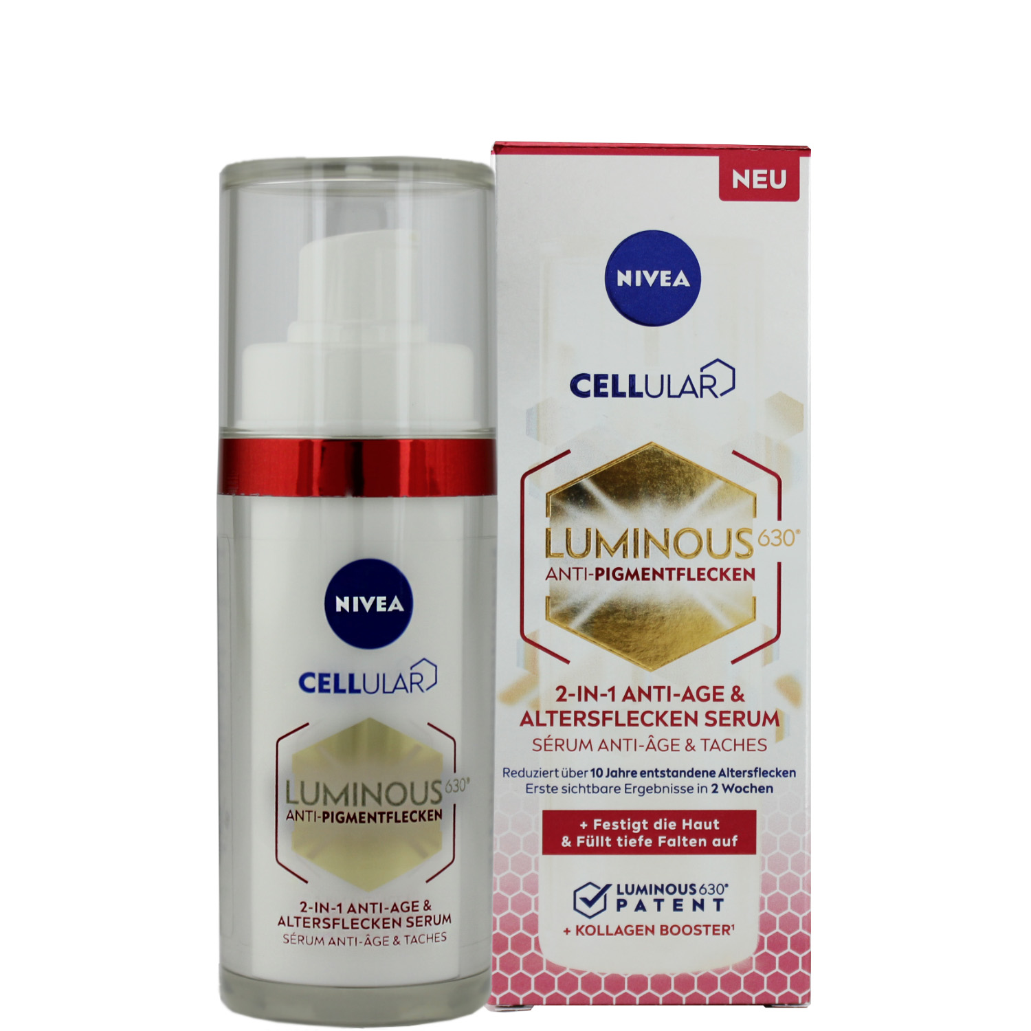 Nivea Cellular Luminous 630° Anti-Pigentflecken Anti-Age & Altersflecken Serum 30ml