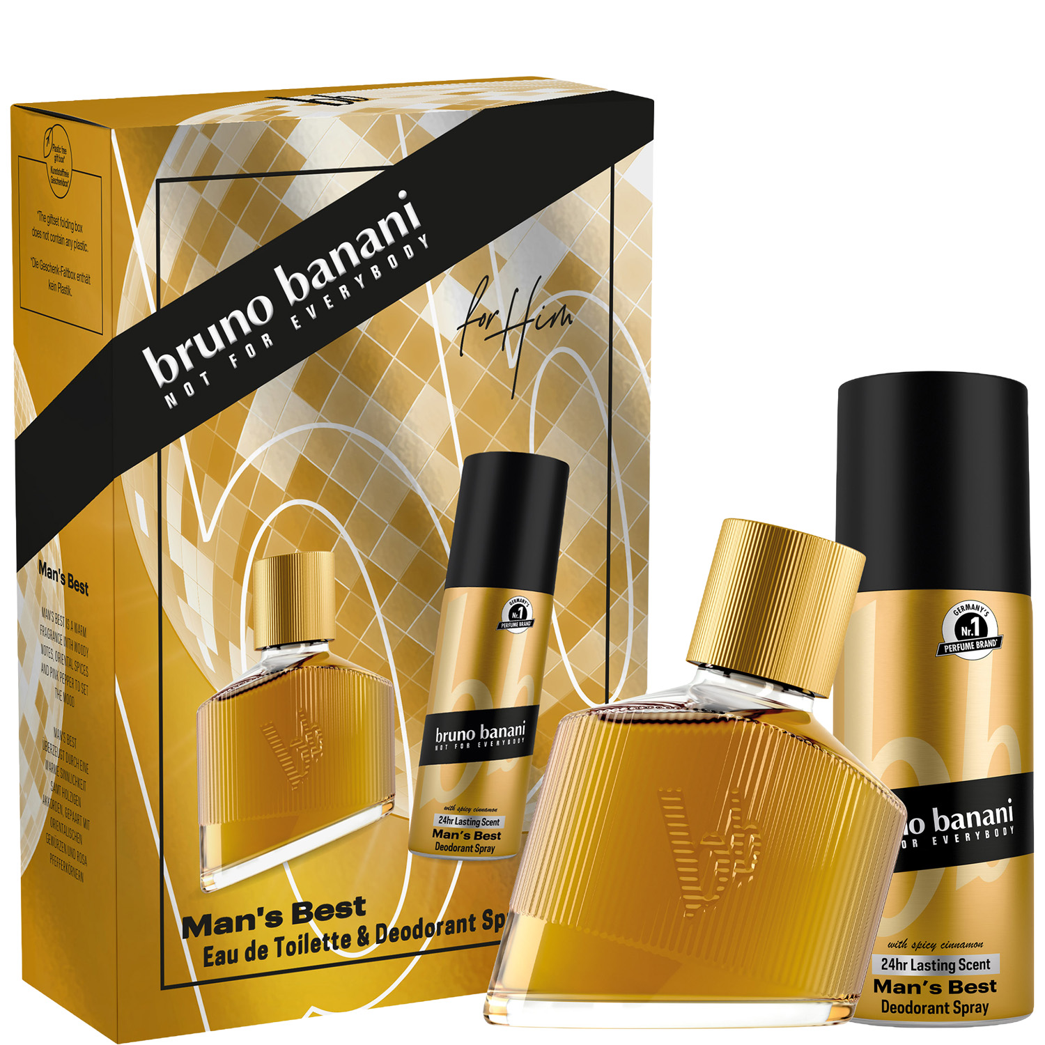 Bruno Banani Man's Best Set Eau de Toilette 30ml & Deodorant Spray 50ml