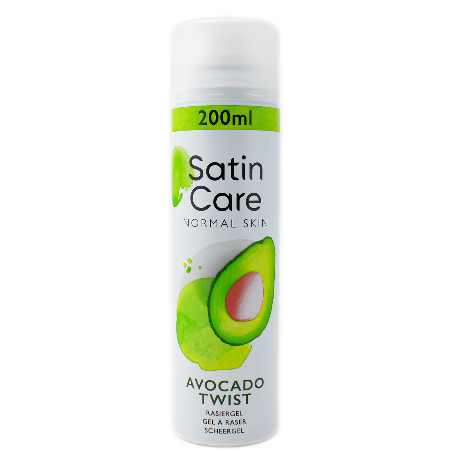 Gillette Satin Care Avocado Twist Rasiergel 200ml Gillette Satin Care Avocado Twist Rasiergel 200ml