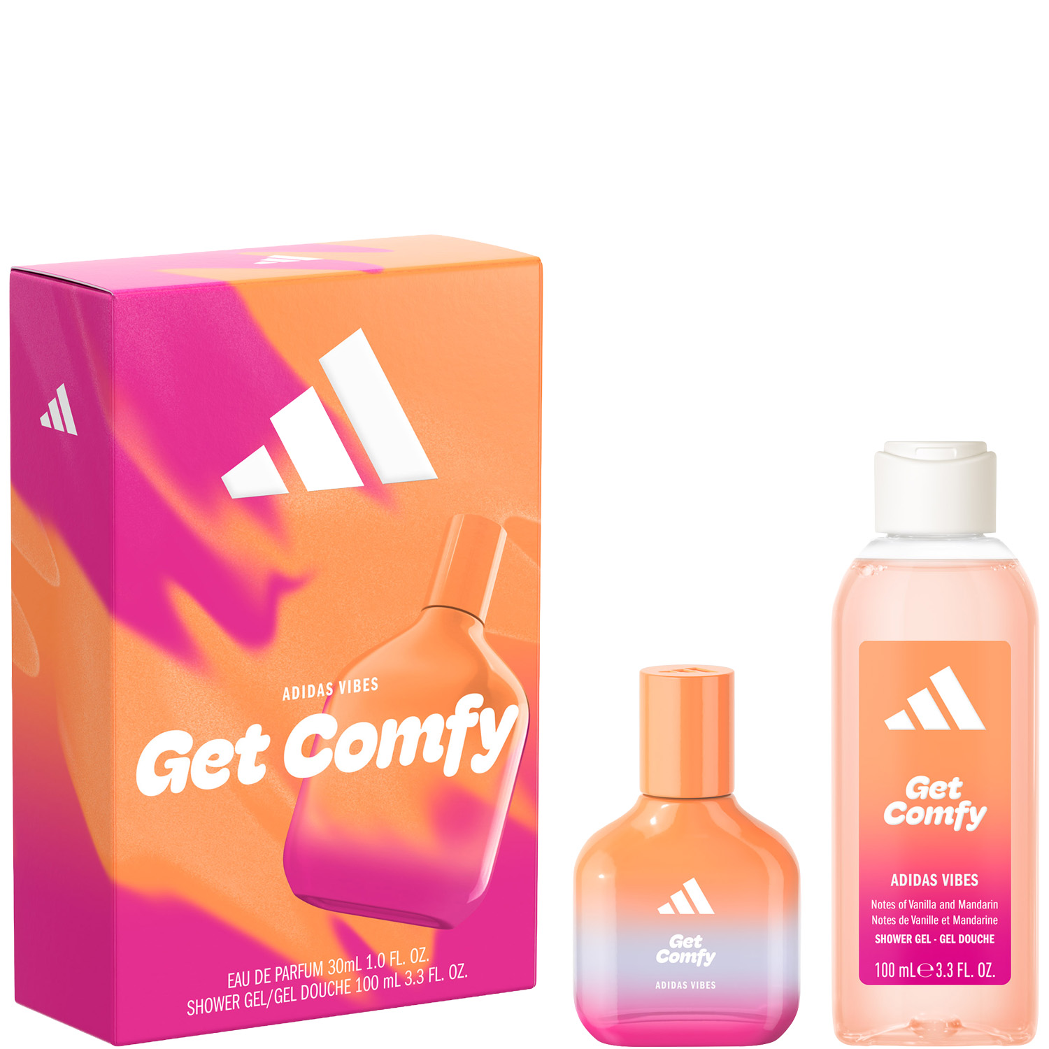 Adidas Vibes Get Comfy Set Eau de Parfum 30ml & Shower Gel 100ml