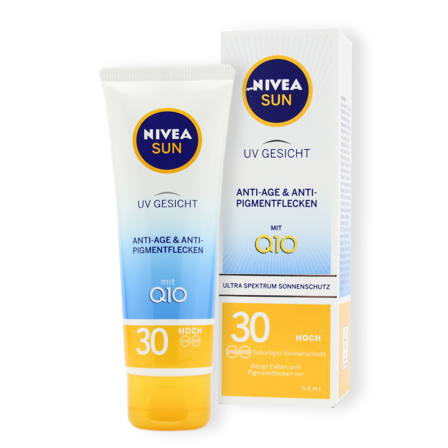 Nivea Sun UV Gesicht Q10 Anti-Age Sonnenschutz mit LSF30 50ml