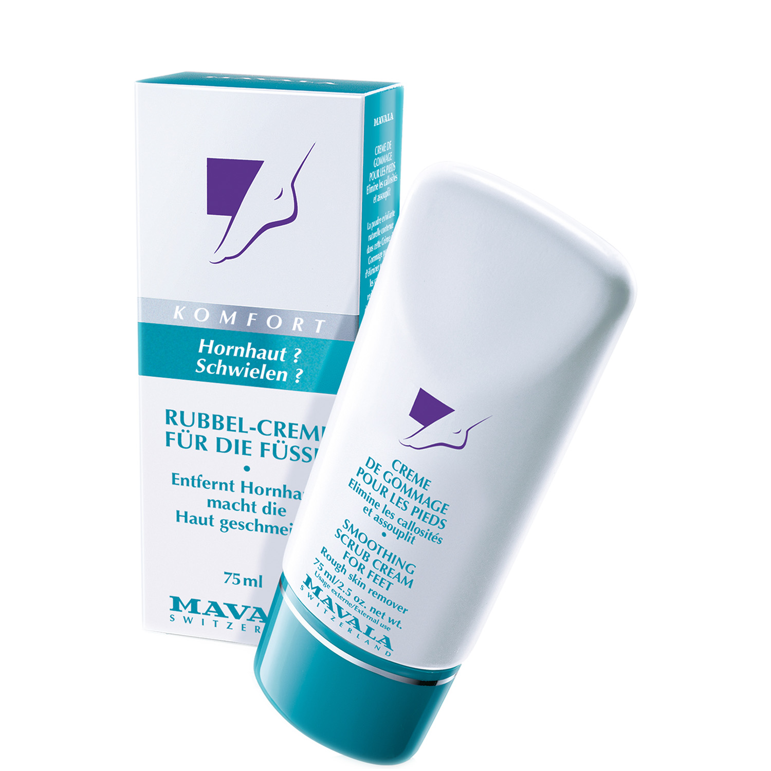 Mavala Rubbel-Creme für die Füße 75ml