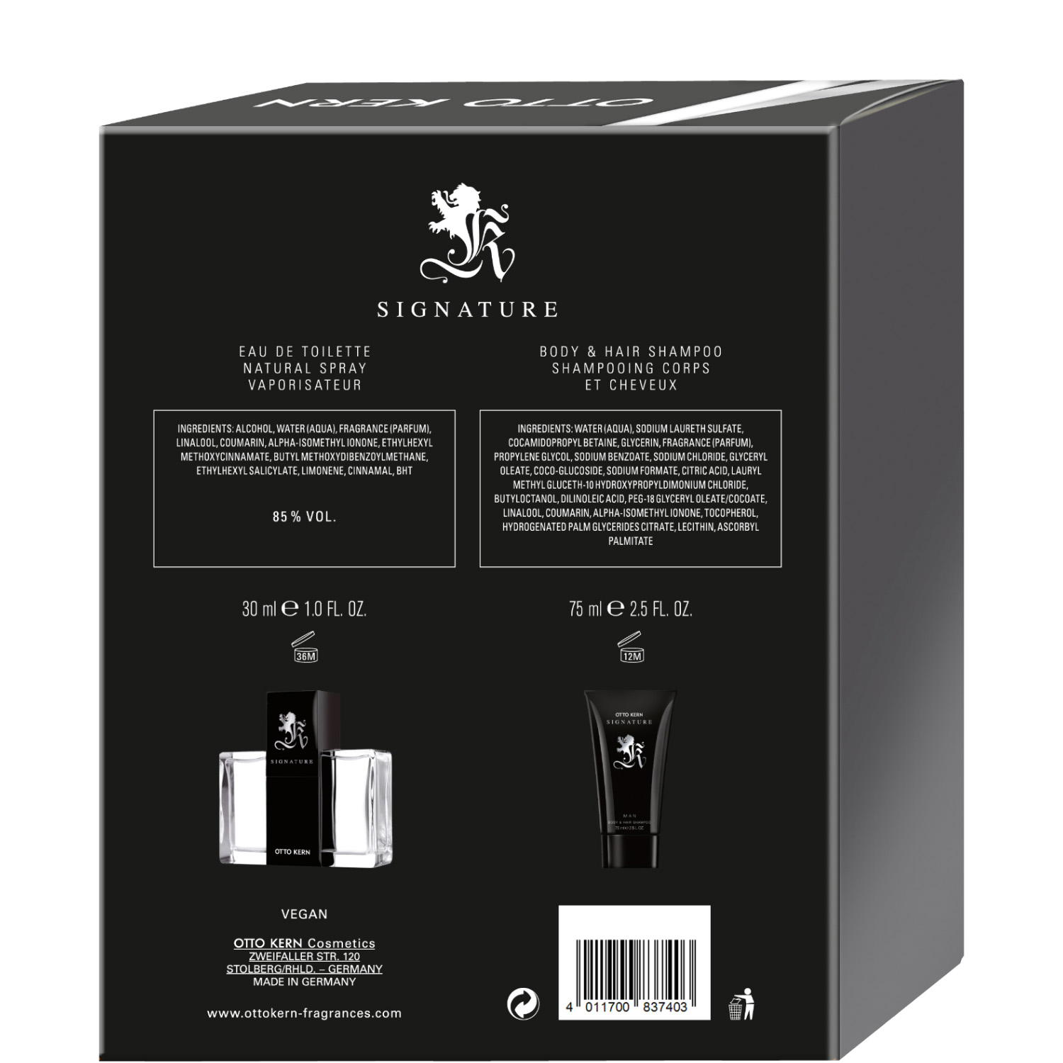 Das Otto Kern Signatur Geschenkset sicher bei online bestellen