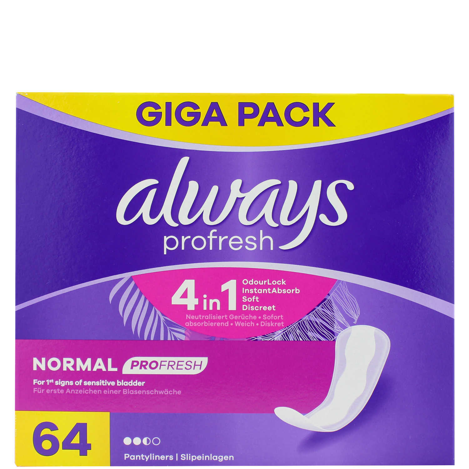 Always ProFresh Slipeinlagen Normal 64er-Giga Pack