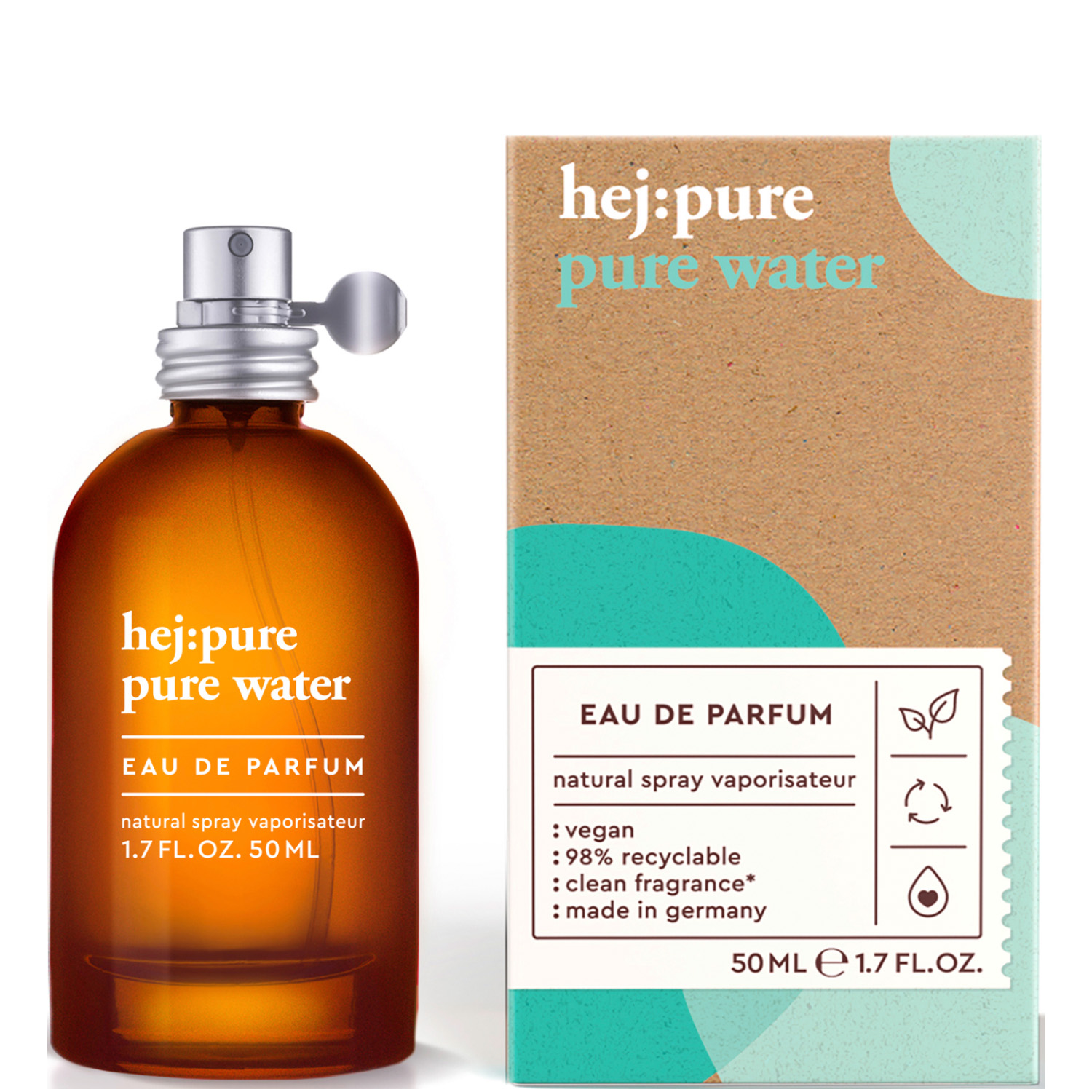 hej:pure Pure Water Eau de Parfum 50ml