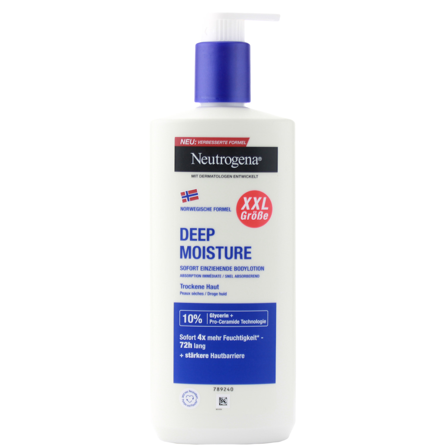 Neutrogena Deep Moisture Bodylotion trockene Haut 400ml