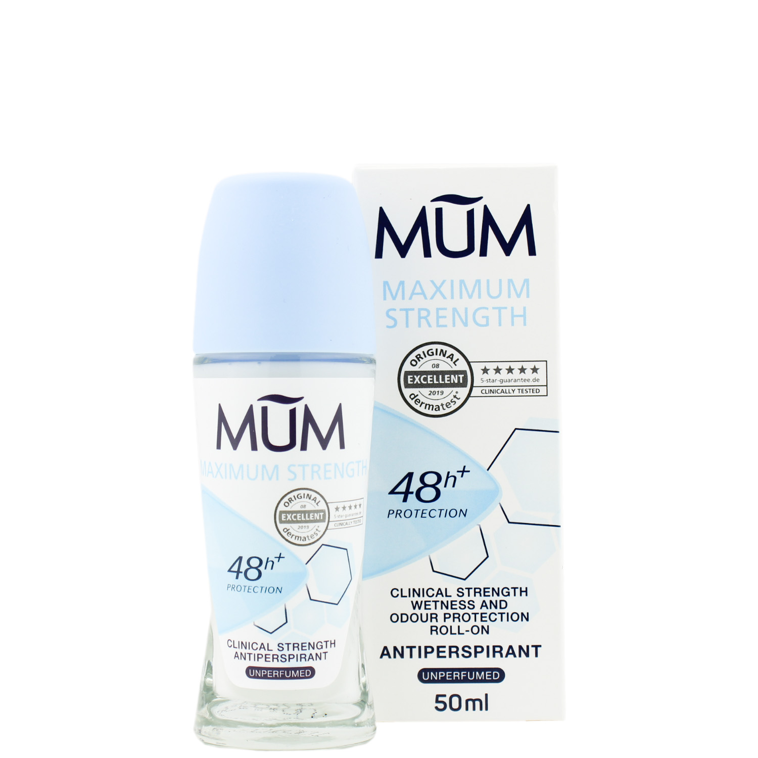 Mum Maximum Strength 48h+ Antitranspirant Deodorant Roll-On 50ml