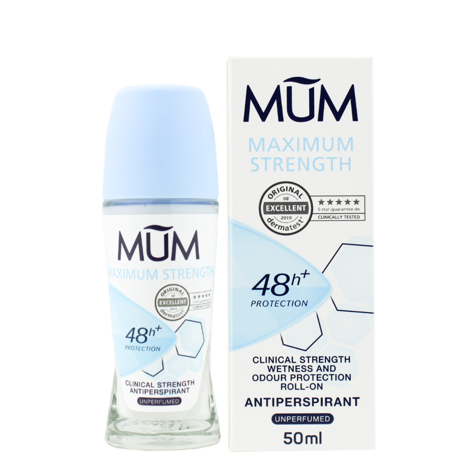 Mum Maximum Strength 48h+ Antitranspirant Deodorant Roll-On 50ml