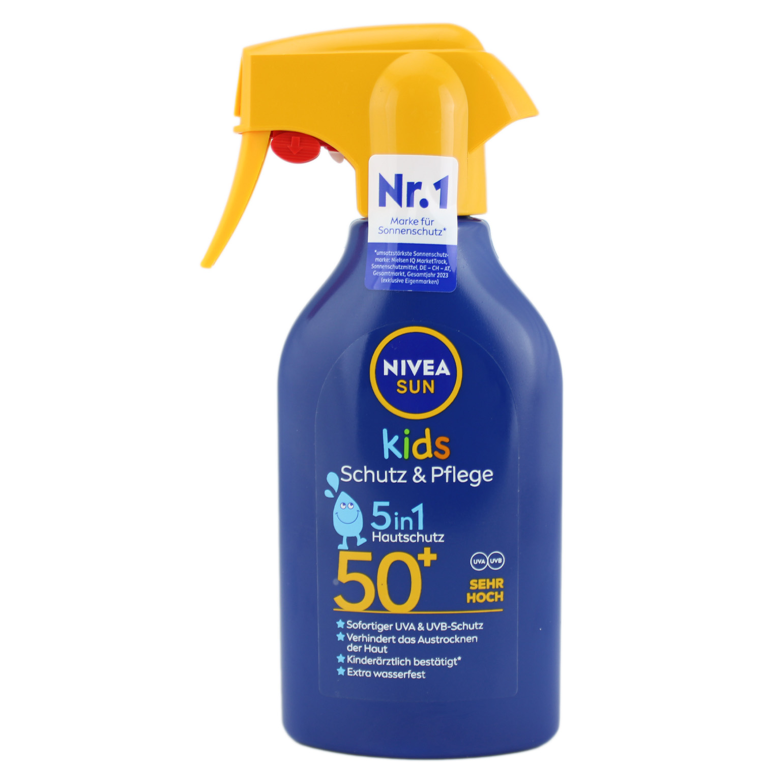 Nivea Sun Kids Schutz & Pflege 5in1 Trigger Sonnenspray mit LSF50+ 250ml Nivea Sun Kids Schutz & Pflege 5in1 Trigger Sonnenspray mit LSF50+ 250ml