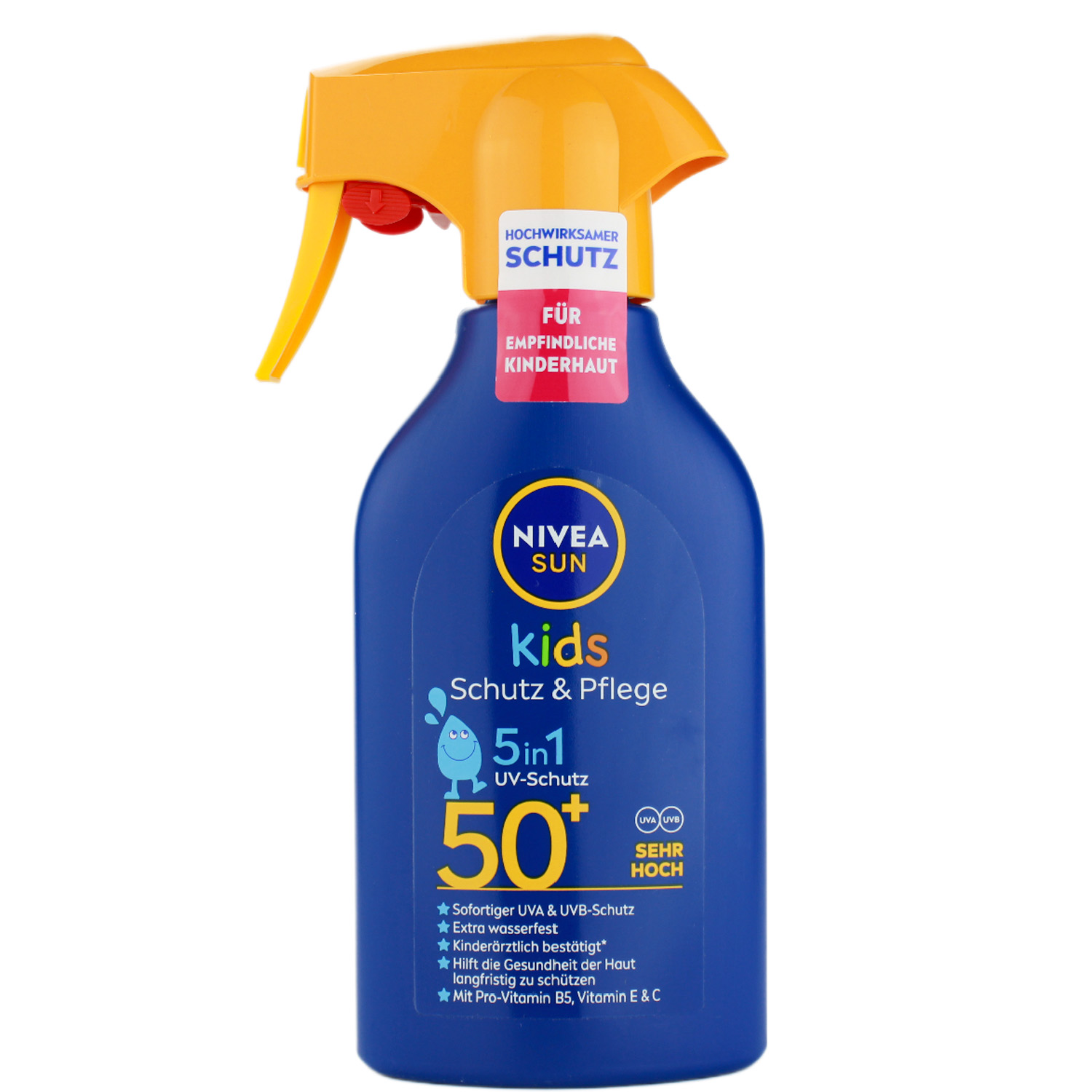 Nivea Sun Kids Schutz & Pflege 5in1 Trigger Sonnenspray mit LSF50+ 250ml