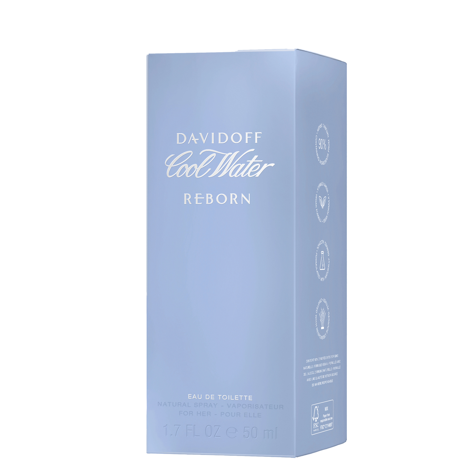 Davidoff Cool Water Woman Reborn Eau de Toilette 50ml