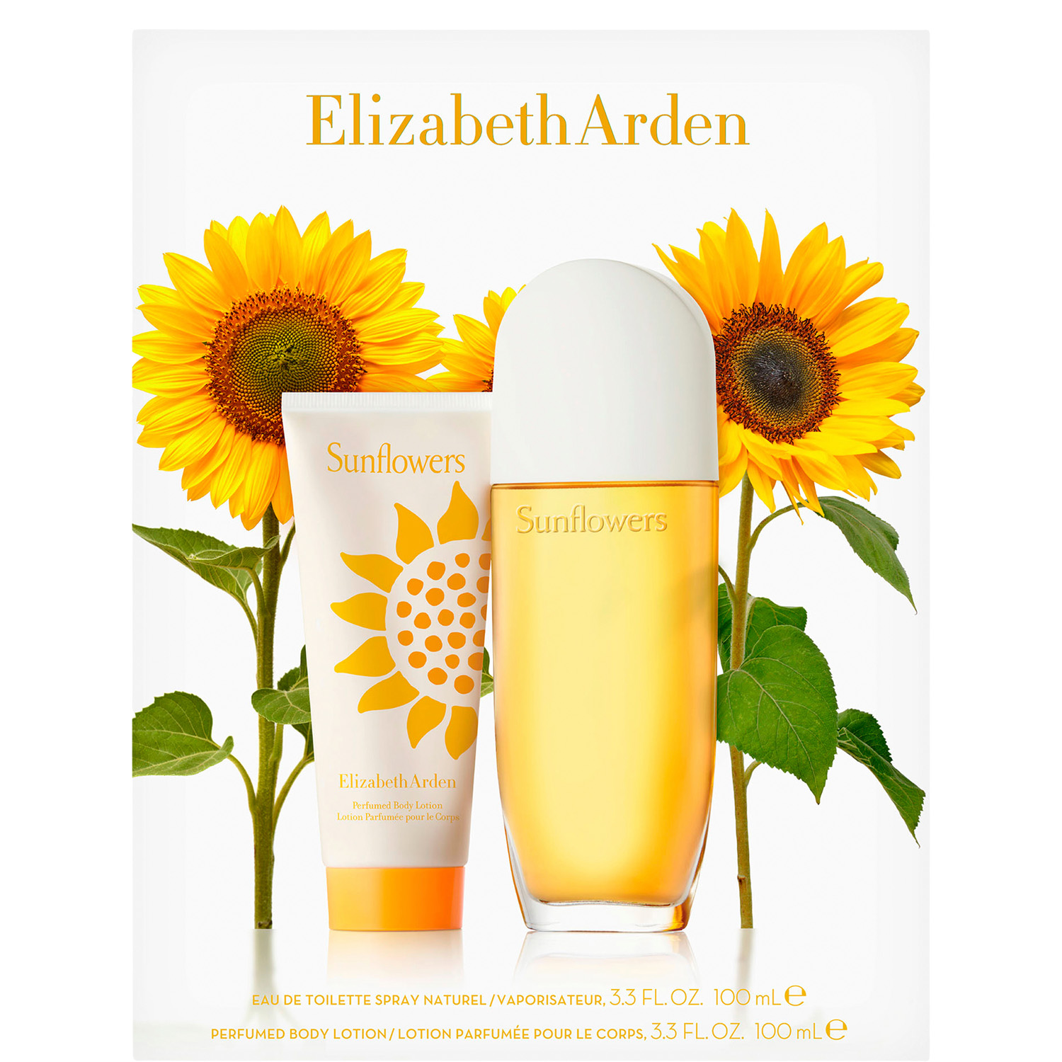 Elizabeth Arden Sunflowers Set Eau de Toilette 100ml & Body Lotion 100ml