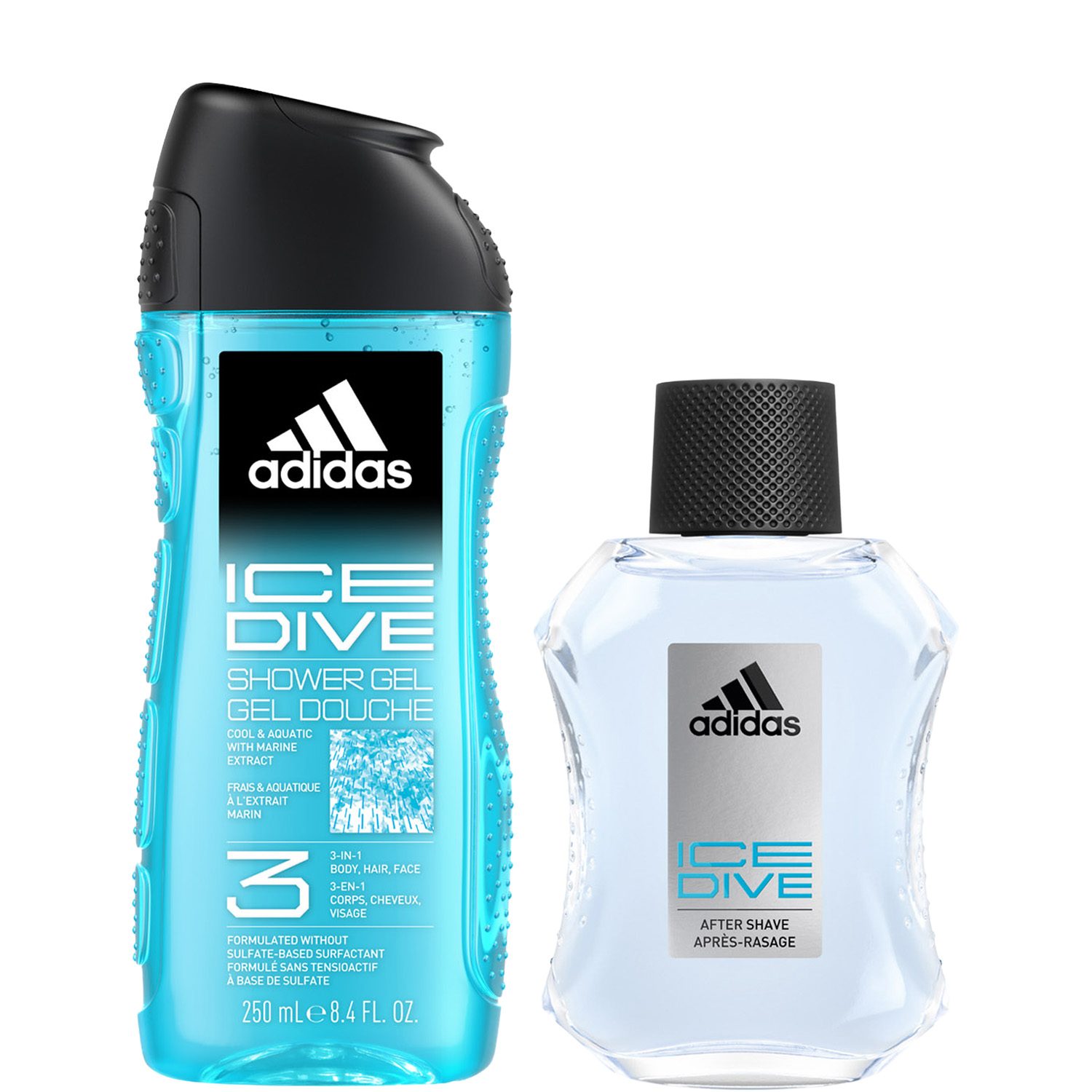 Adidas Ice Dive Set After Shave 100ml & Shower Gel 250ml