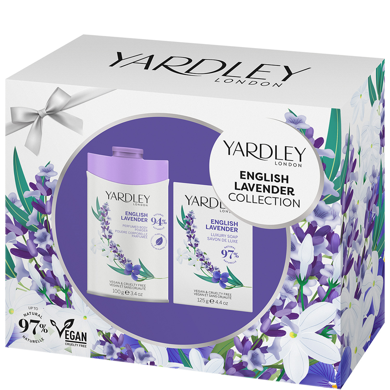Yardley English Lavender Set Puder 100g & Seife 125g