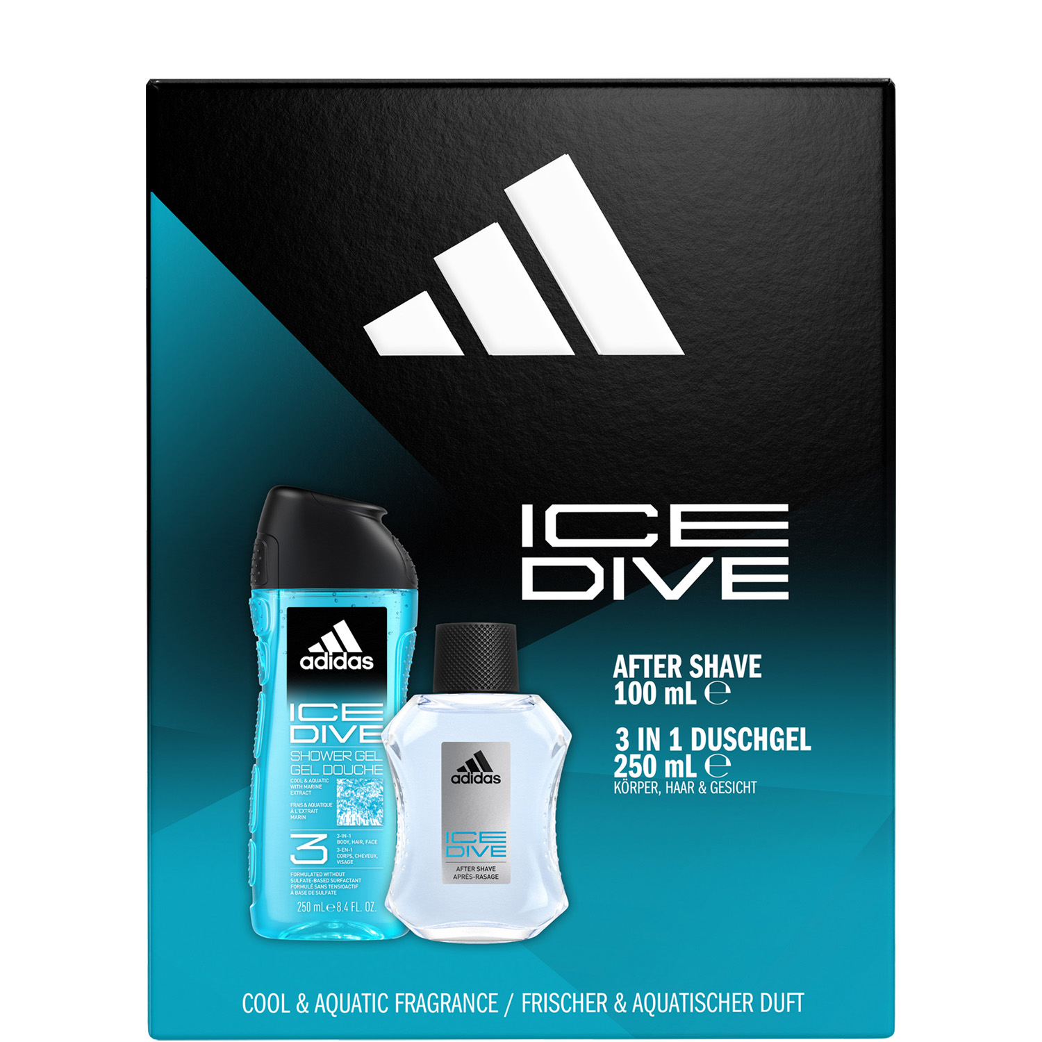 Adidas Ice Dive Set After Shave 100ml & Shower Gel 250ml