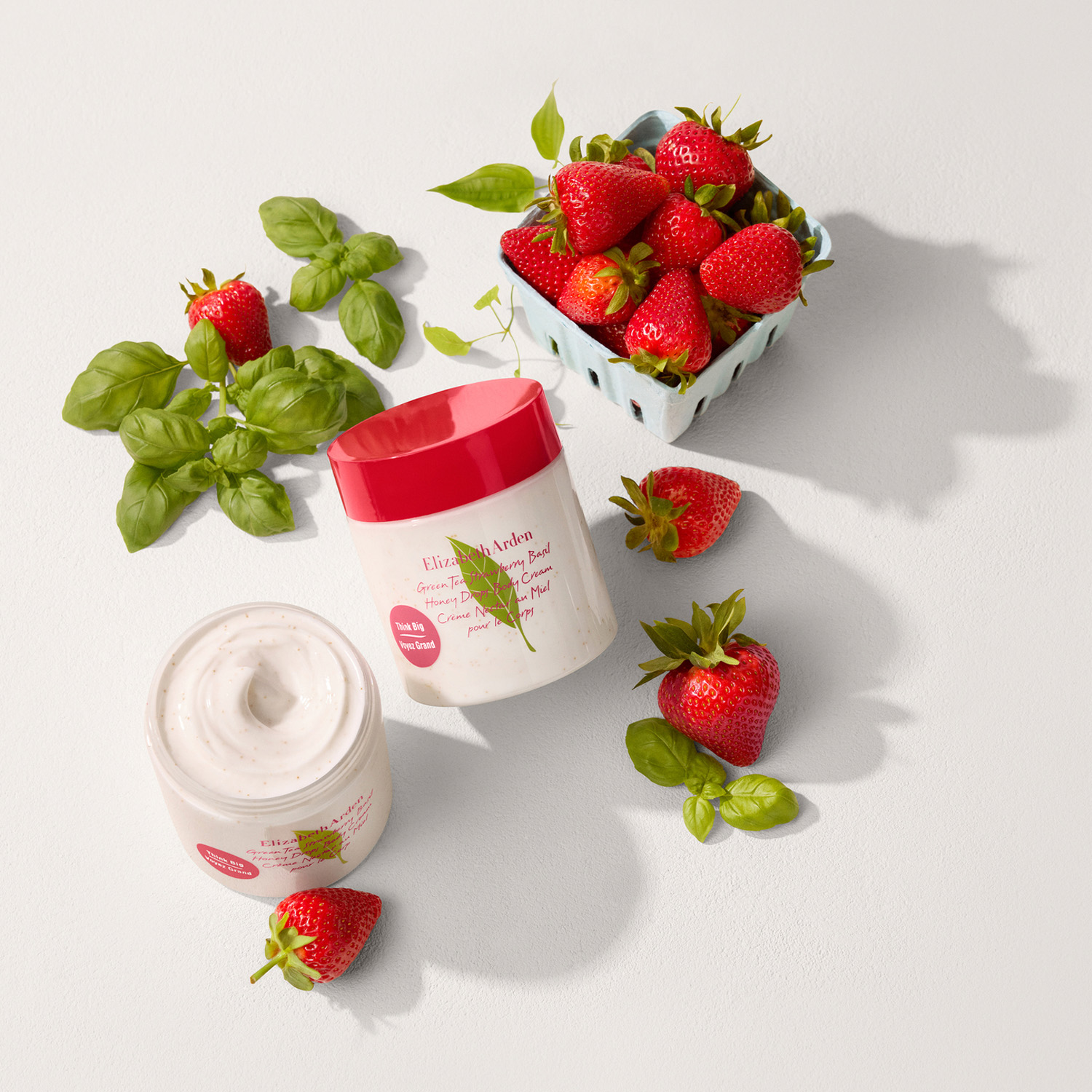 Elizabeth Arden Green Tea Strawberry Basil Honey Drops Body Cream 500ml