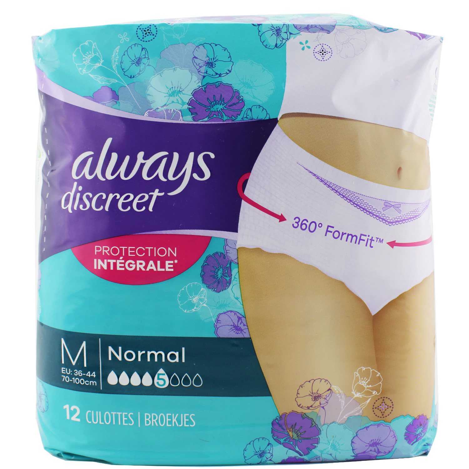 Always Discreet Pants Normal Größe M 12er-Pack