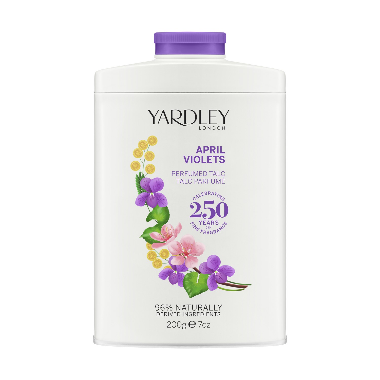 Yardley April Violets Körperpuder 200g