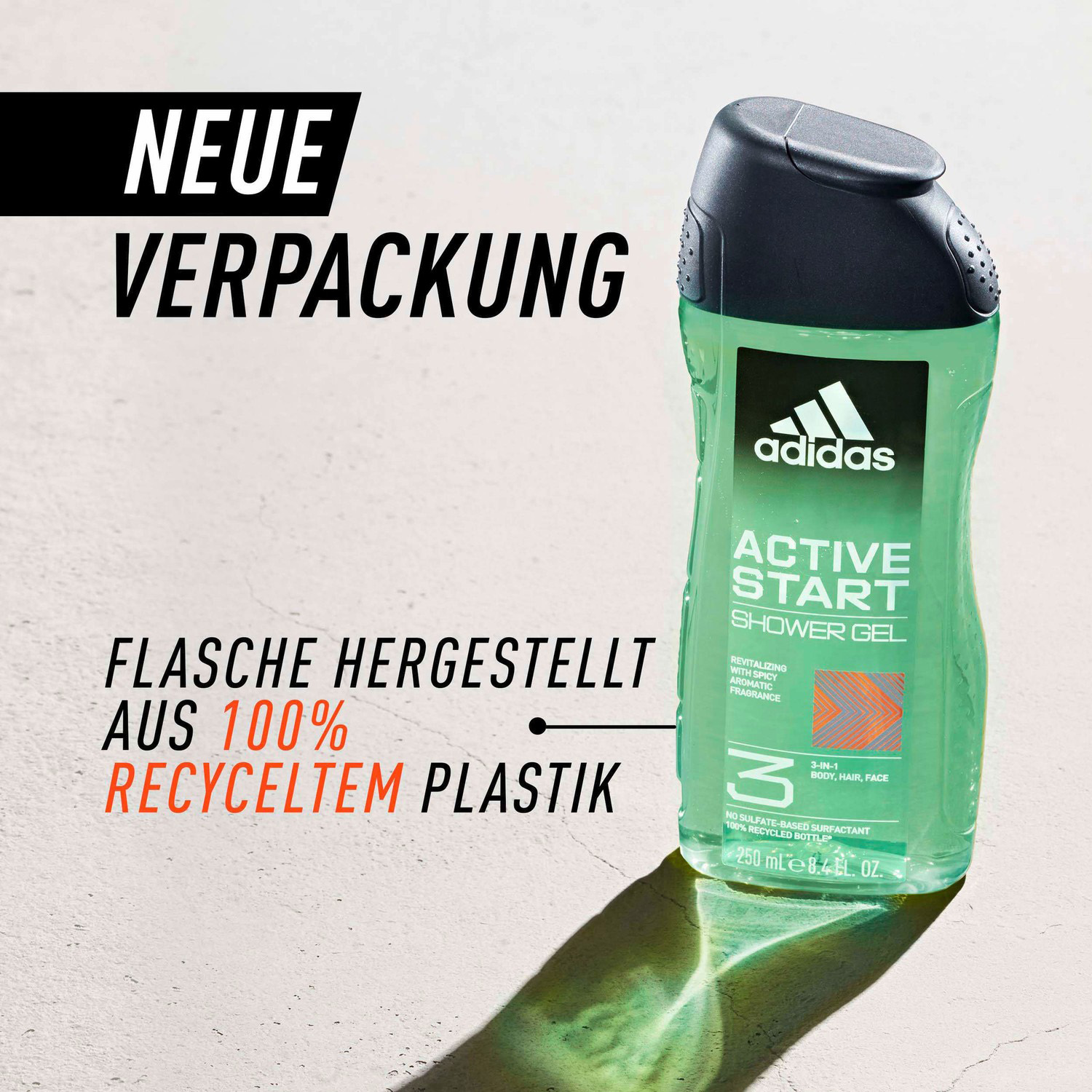 Adidas Active Start 3in1 Shower Gel 250ml