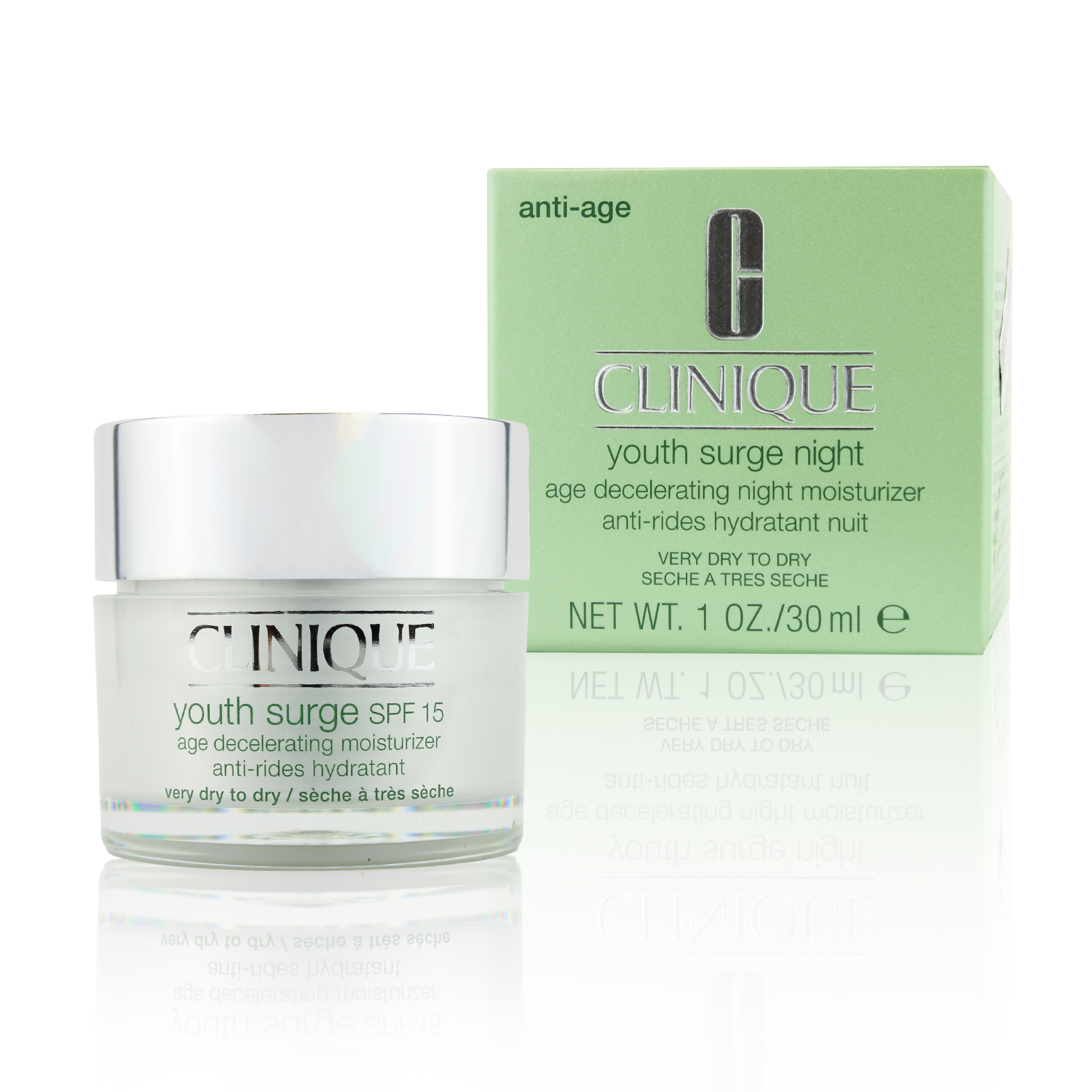 Clinique Youth Surge Night Age Decelerating Night Moisturizer Dry To Very Dry Skin 30ml