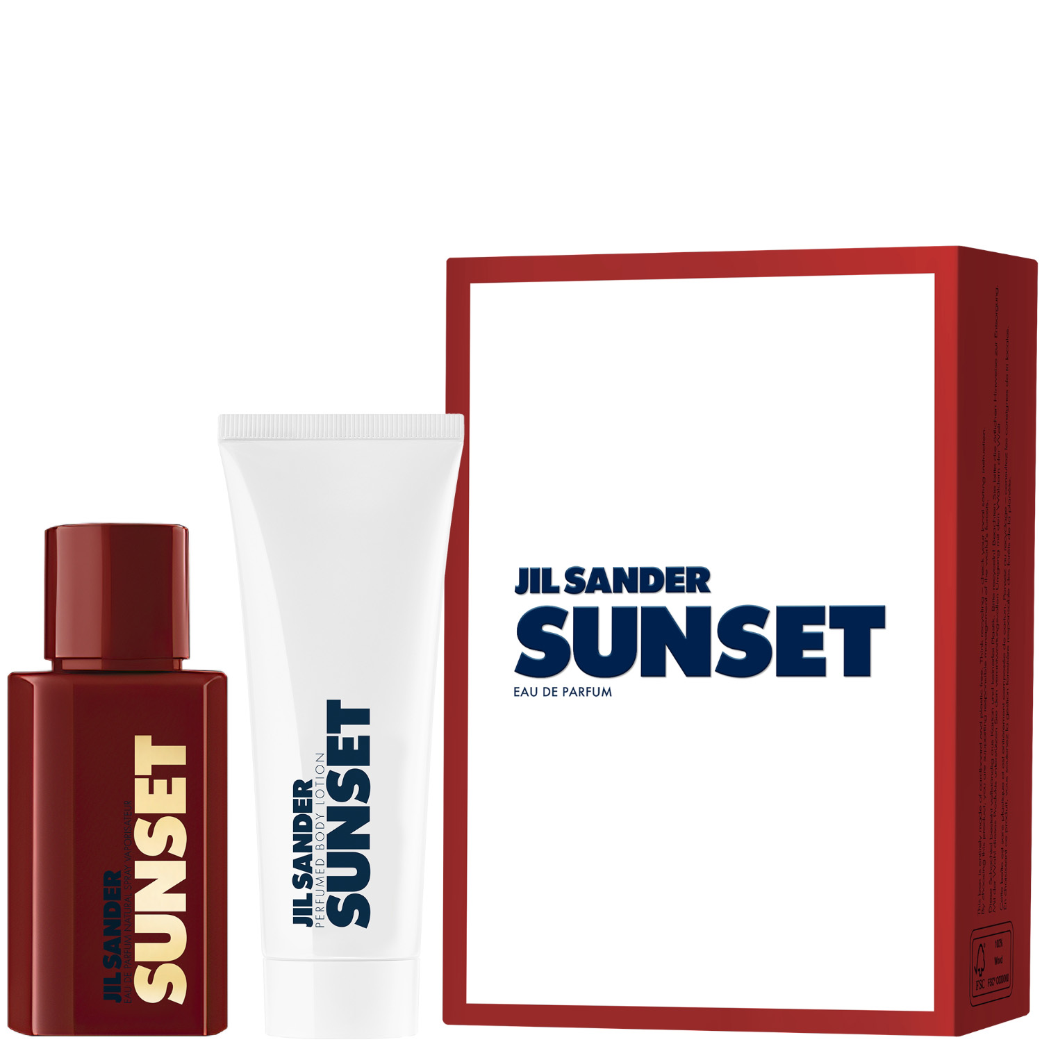 Jil Sander Sunset Set Eau de Parfum 75ml & Body Lotion 75ml