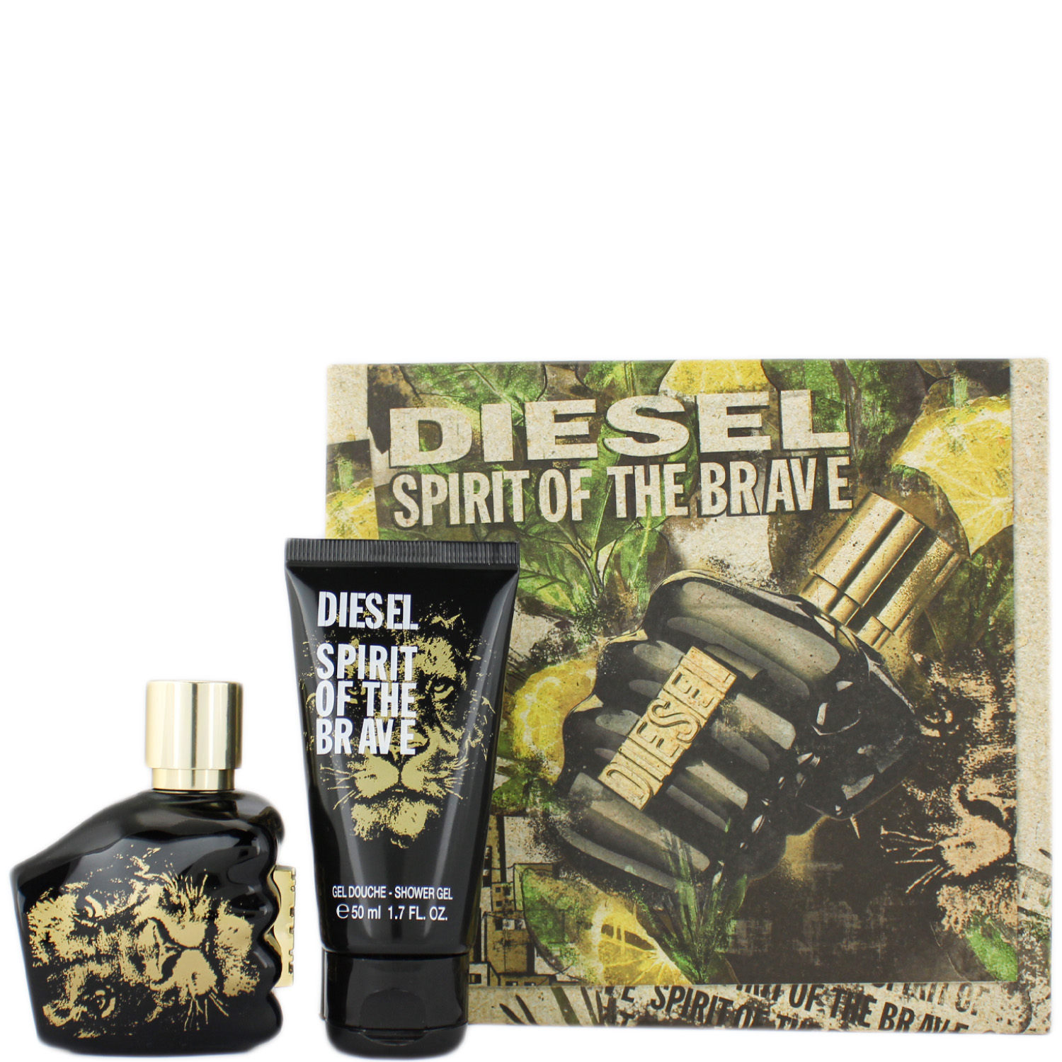 Diesel Spirit of the Brave Set Eau de Toilette 35ml & Shower Gel 50ml