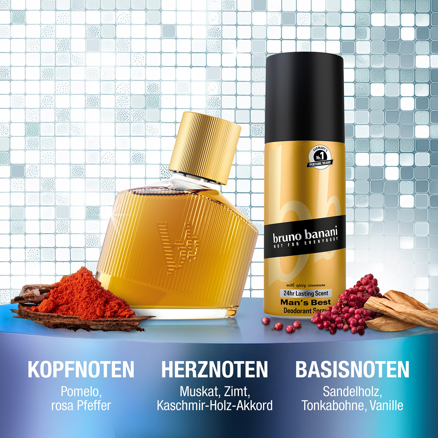 Bruno Banani Man's Best Set Eau de Toilette 30ml & Deodorant Spray 50ml