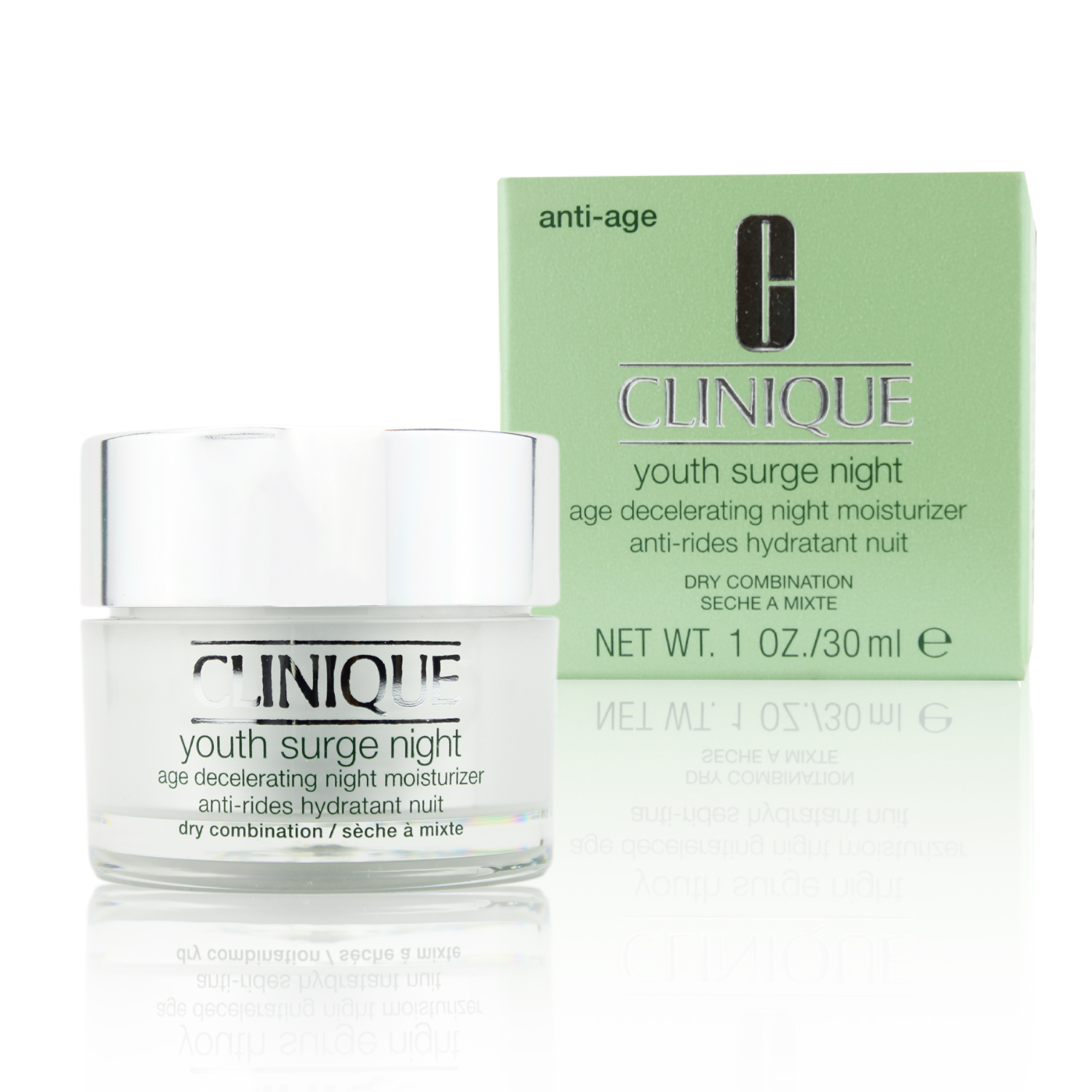 Clinique Youth Surge Night Age Decelerating Night Moisturizer Dry To Combination Skin 30ml