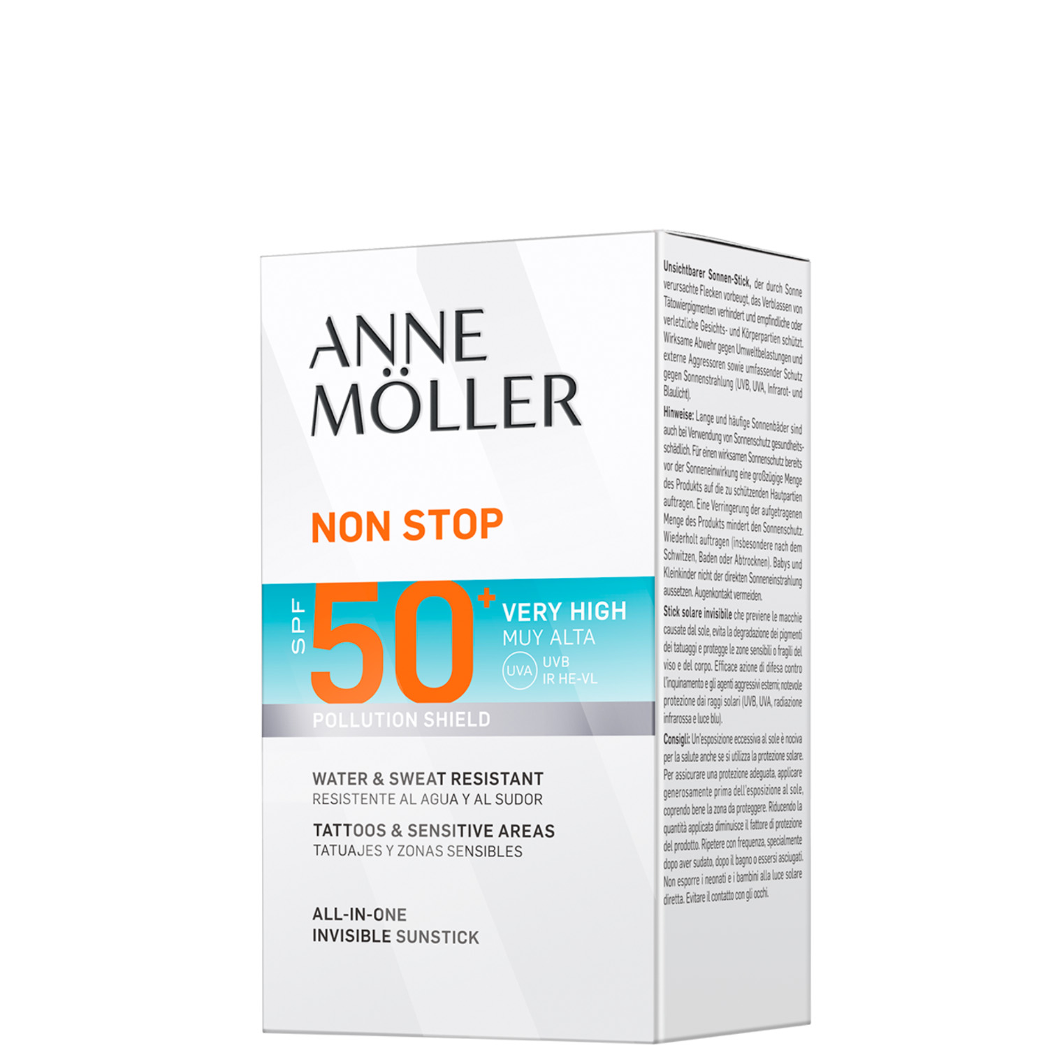 Anne Möller Non Stop Invisible Sunstick SPF50+ 25g