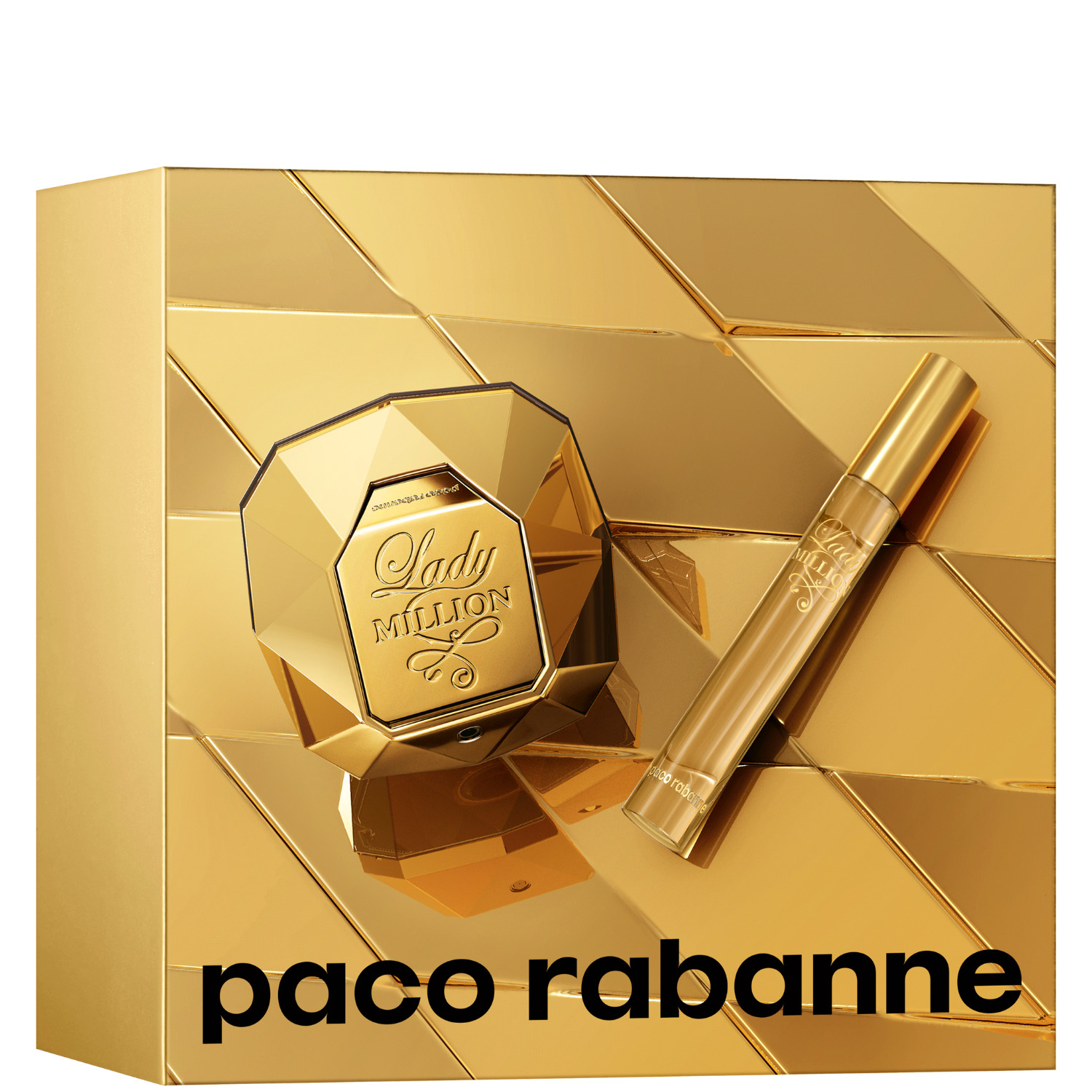 Paco Rabanne Lady Million Set 2022 Eau de Parfum 50ml & Travelspray 10ml