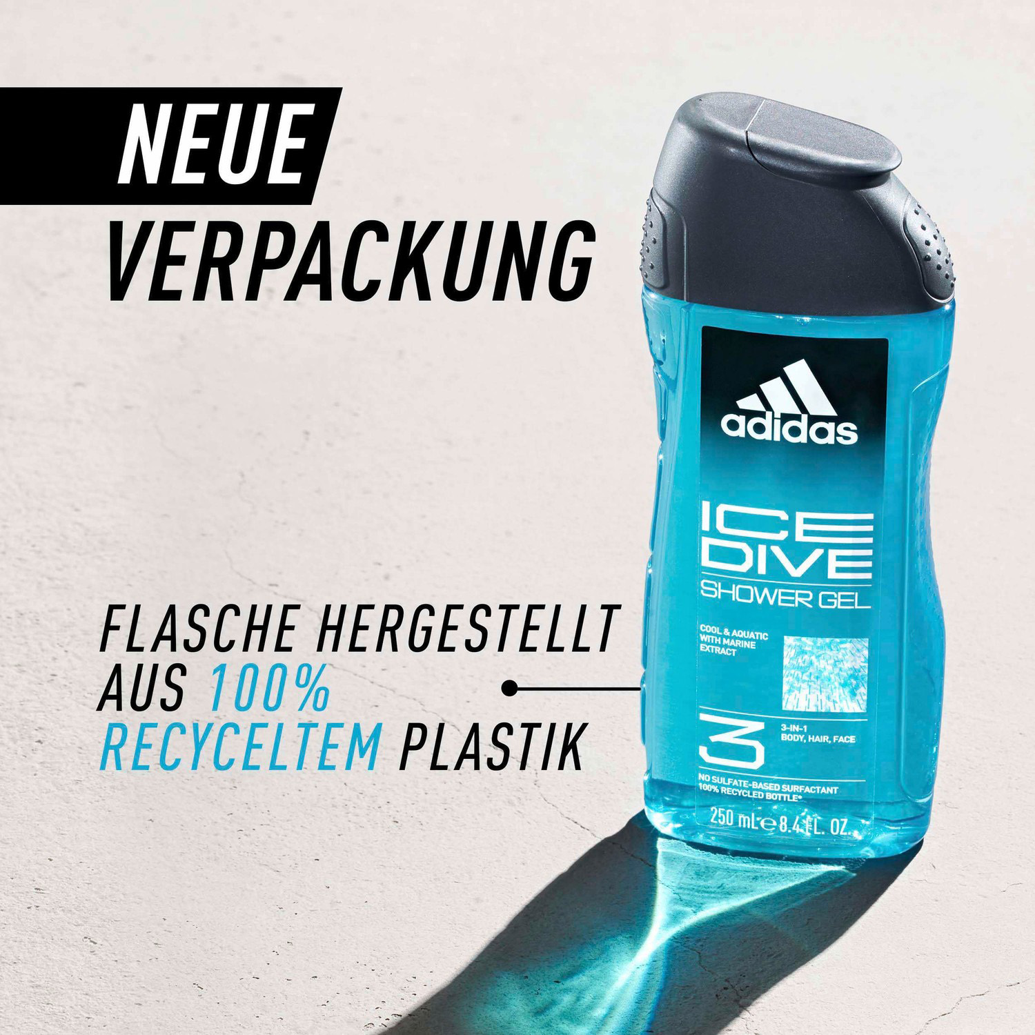 Adidas Ice Dive 3in1 Shower Gel 250ml