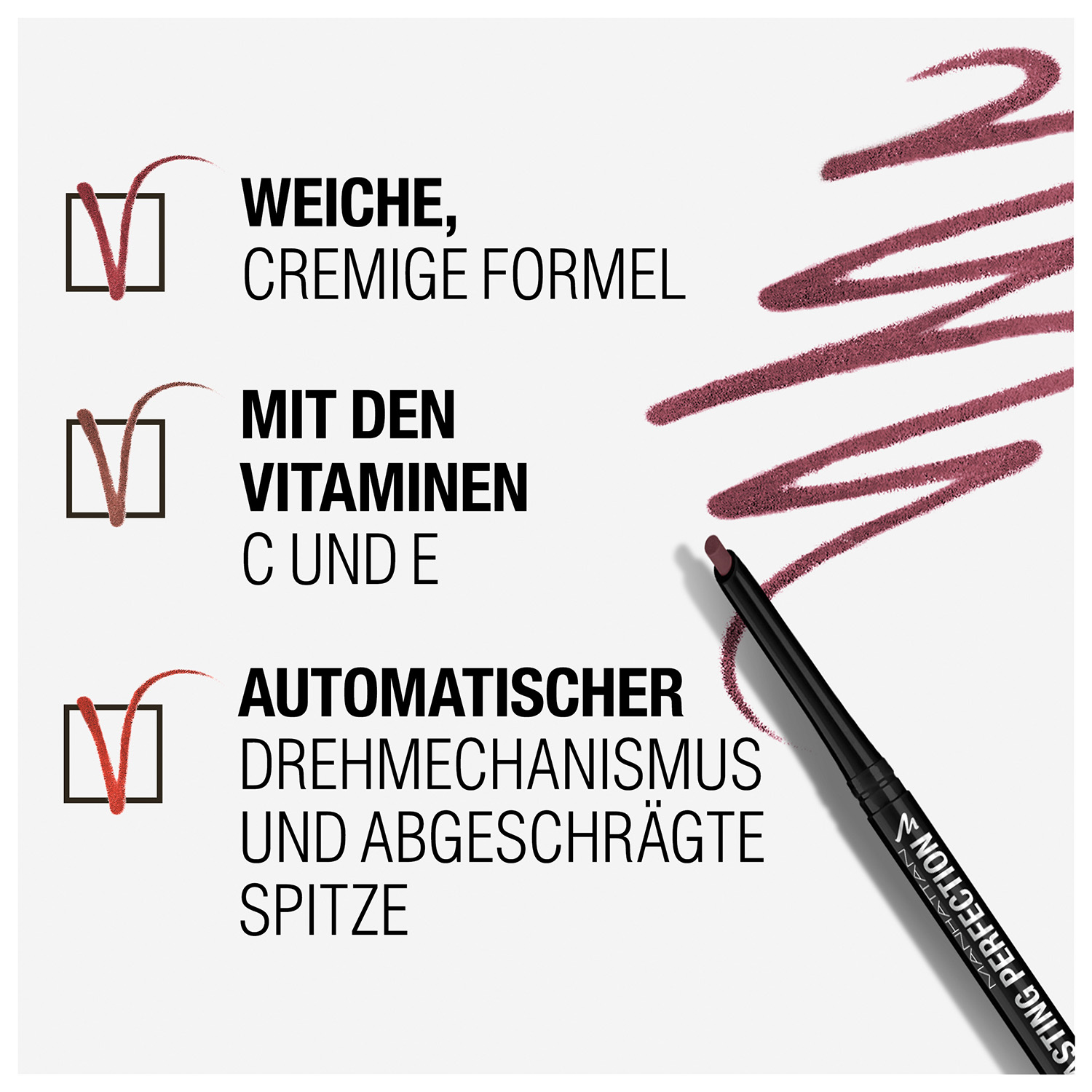 Manhattan Lasting Perfection Lipliner 59Y Love Rosy 2g