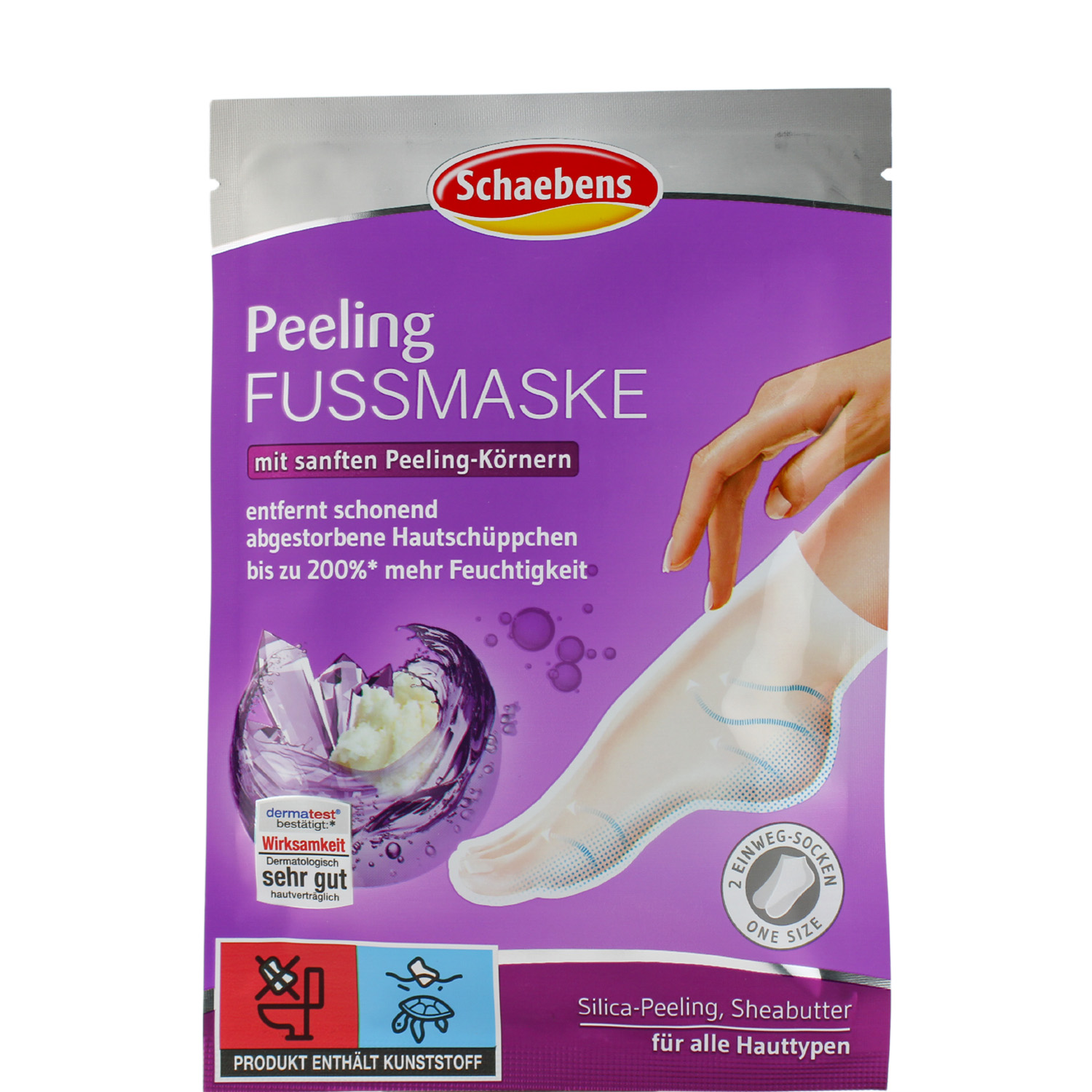 Schaebens Peeling Fussmaske 1 Paar