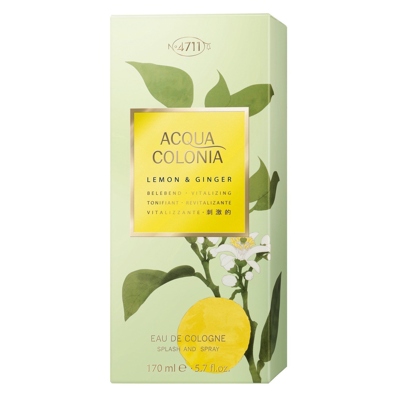 4711 Acqua Colonia Lemon & Ginger Eau de Cologne 170ml