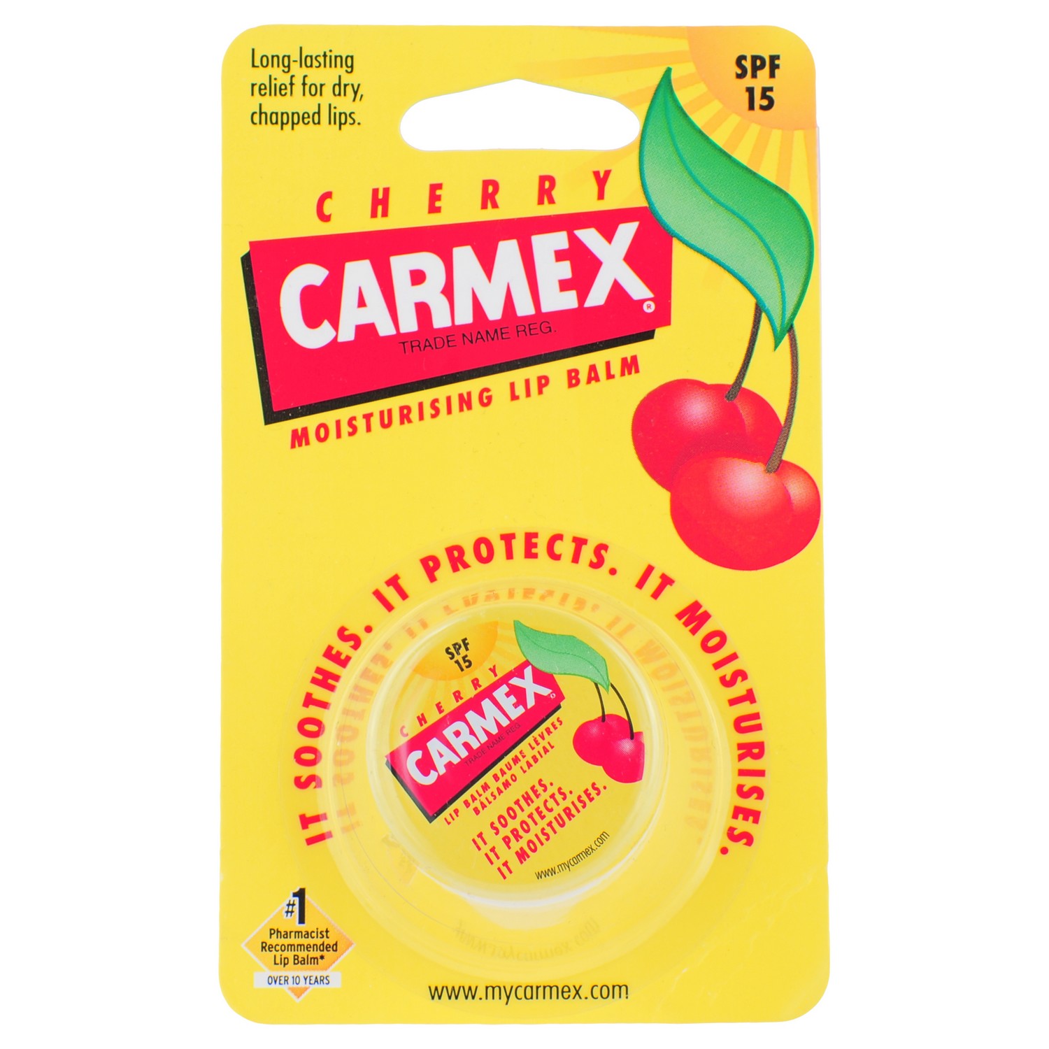 Carmex Lippenbalsam Kirsche Tiegel SPF 15 7,5g