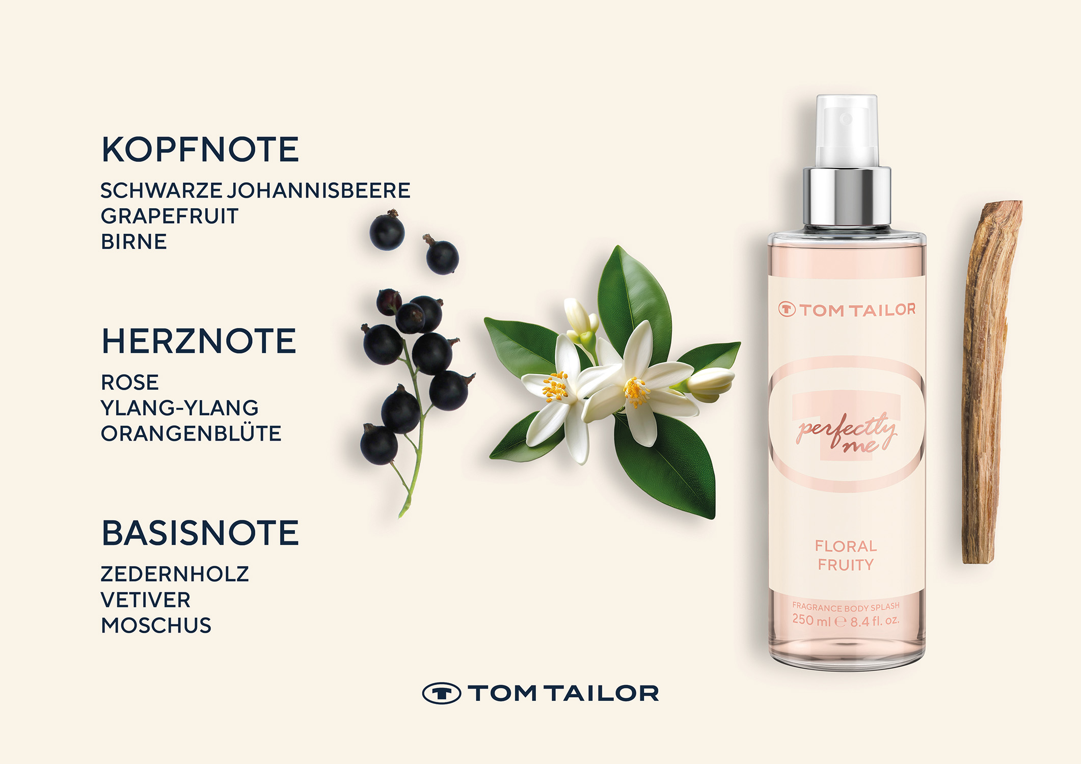 Tom Tailor Perfectly Me Body Splash 250ml