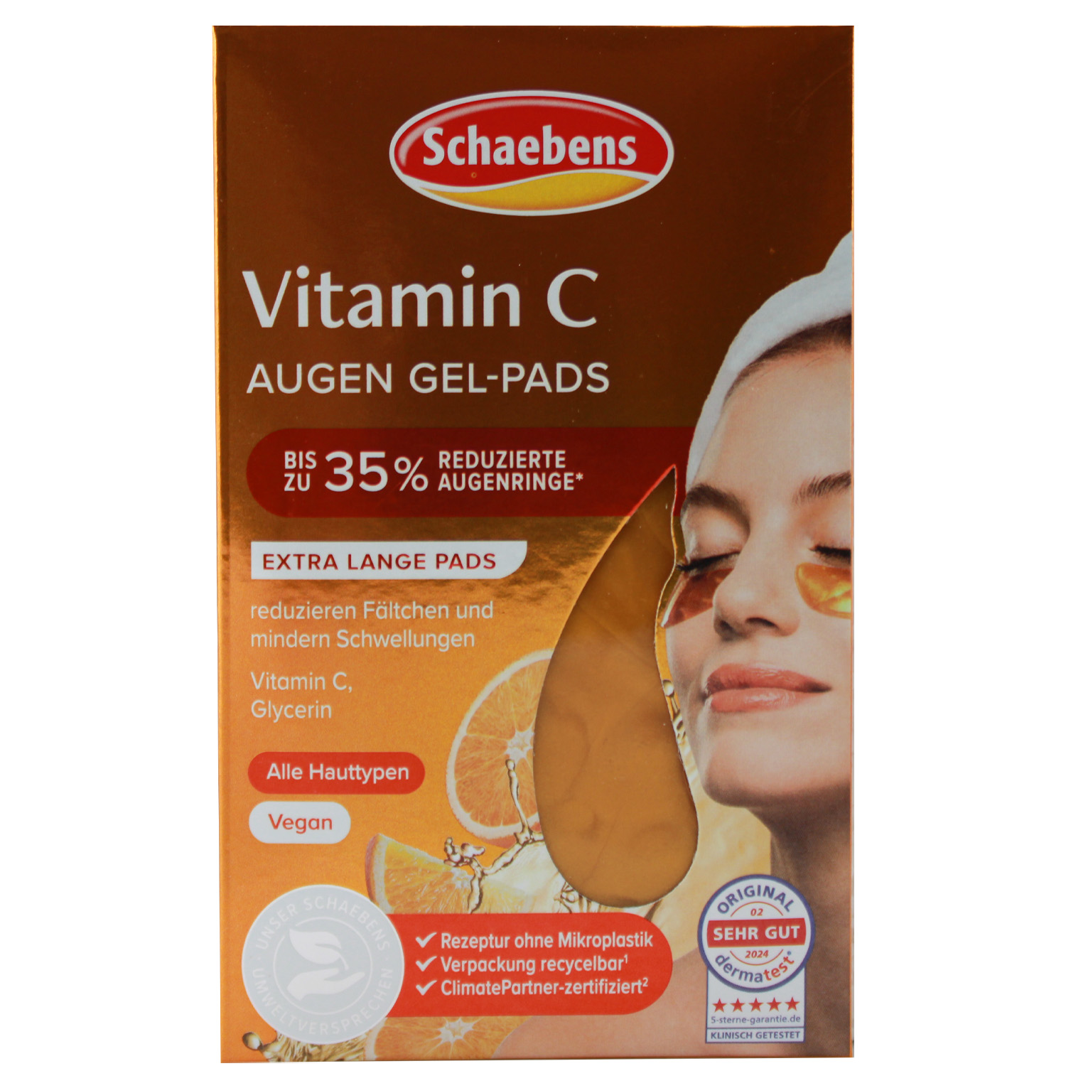 Schaebens Vitamin C Augen Gel-Pads 1 Paar Schaebens Vitamin C Augen Gel-Pads 1 Paar