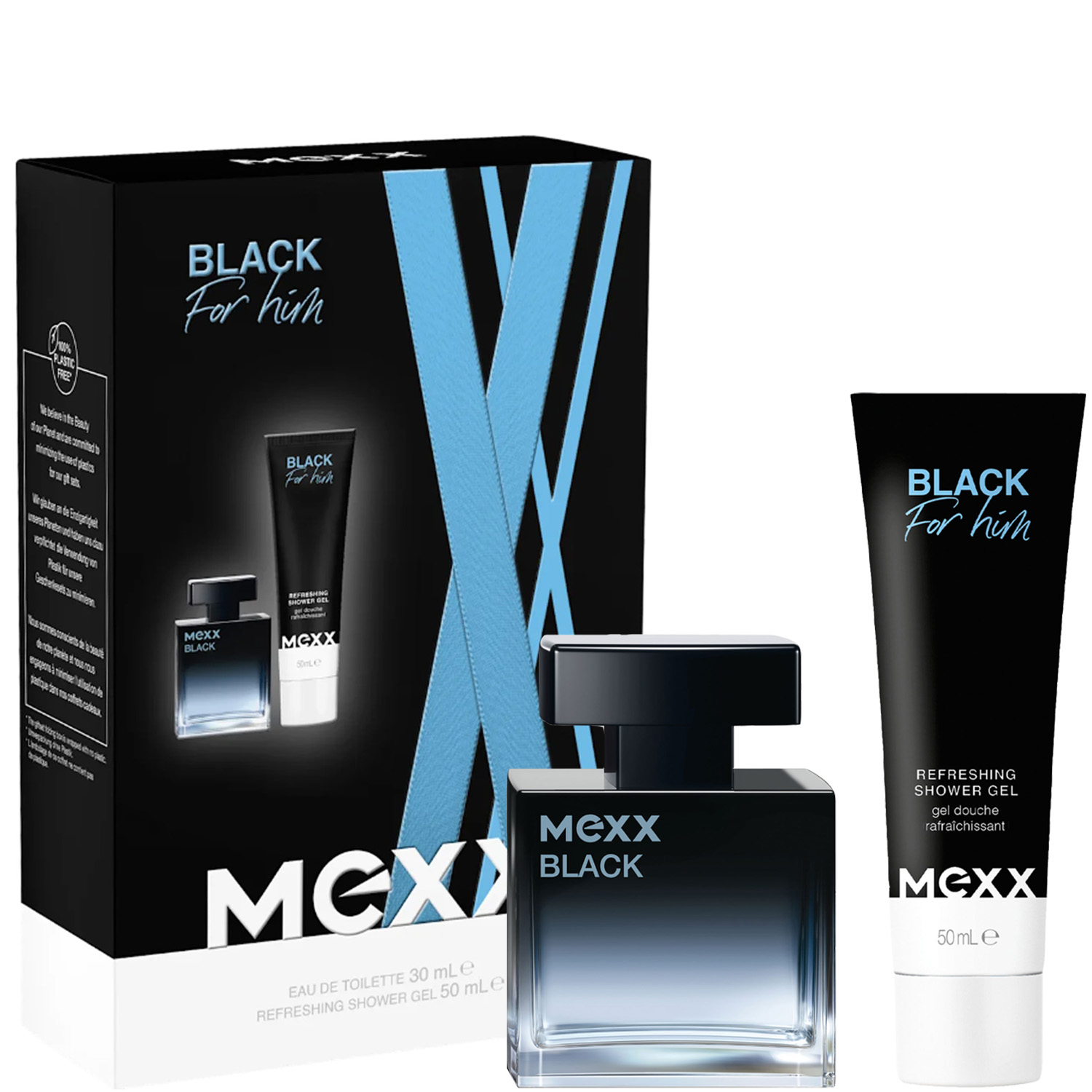 Mexx Black Man Set Eau de Toilette 30ml & Shower Gel 50ml